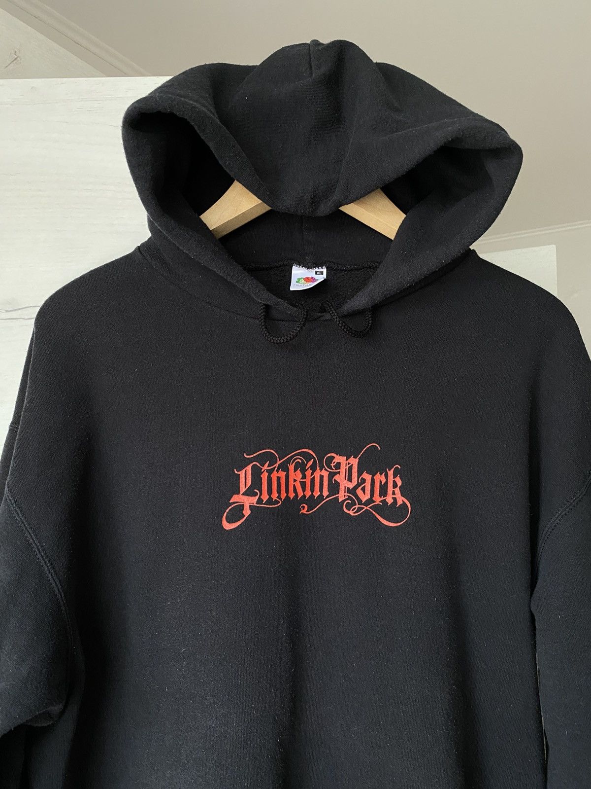 Fruit Of The Loom × Vintage Vintage Linkin Park 2004 Merch Black Hoodie Rock Metal XL Size US XL / EU 56 / 4 - 2 Thumbnail