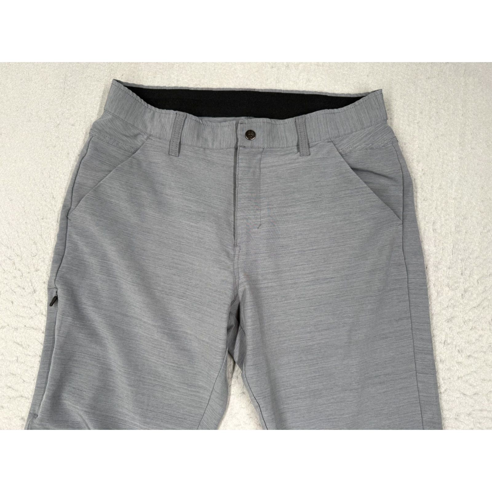 BYLT Kinetic Pant Mens 33 Gray Performance Stretch Athletic Casual Pants Comfort