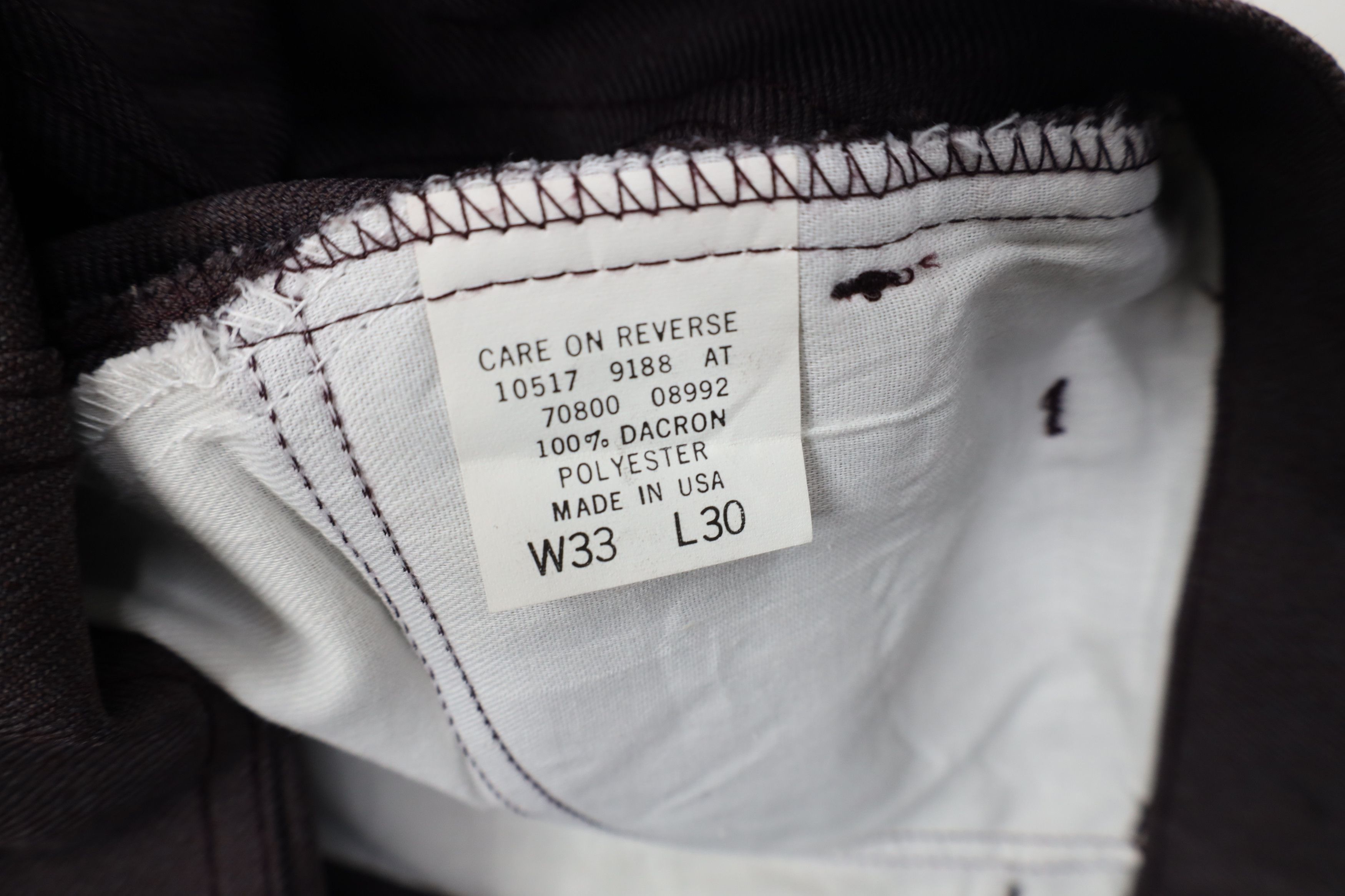Levi's Vintage 90s Levis Wide Leg Chino Pants Trousers Purple USA Size US 33 - 7 Thumbnail