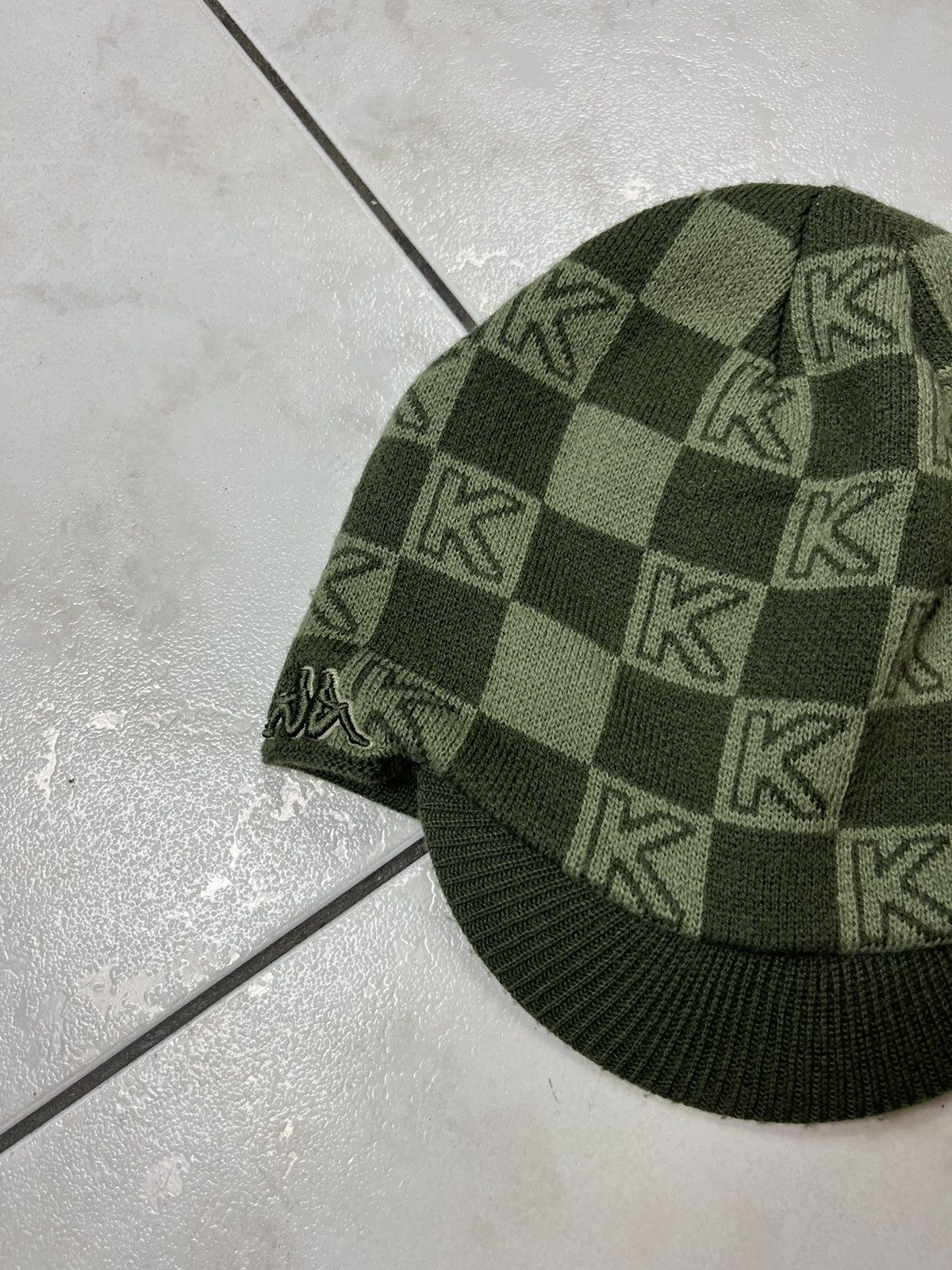 Kappa × Vintage Vintage Kappa visor radar beanie knitted hat cap hip hop y2k Size ONE SIZE - 4 Thumbnail