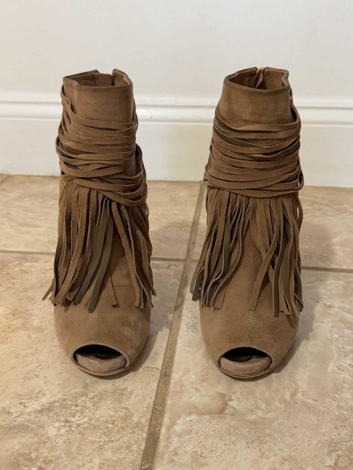 Gucci Suede ankle boots , high heel shoes Gucci Size US 8.5 / IT 38.5 - 9 Thumbnail