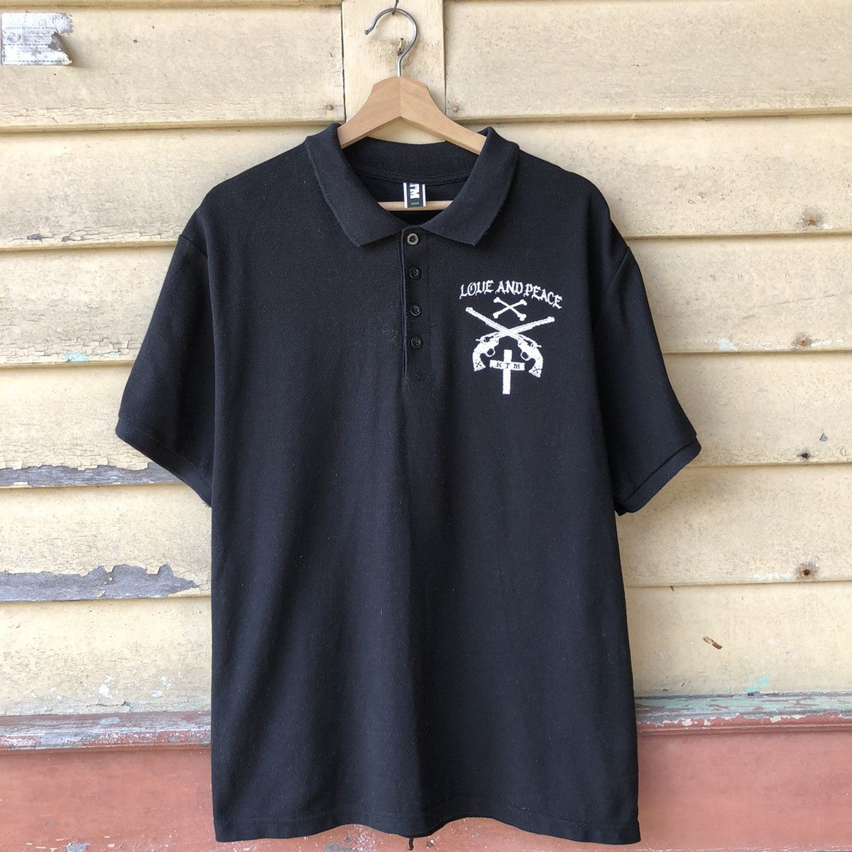 Naked & Famous KTM Love And Peace Polo Tshirt Size US XL / EU 56 / 4 - 1 Thumbnail