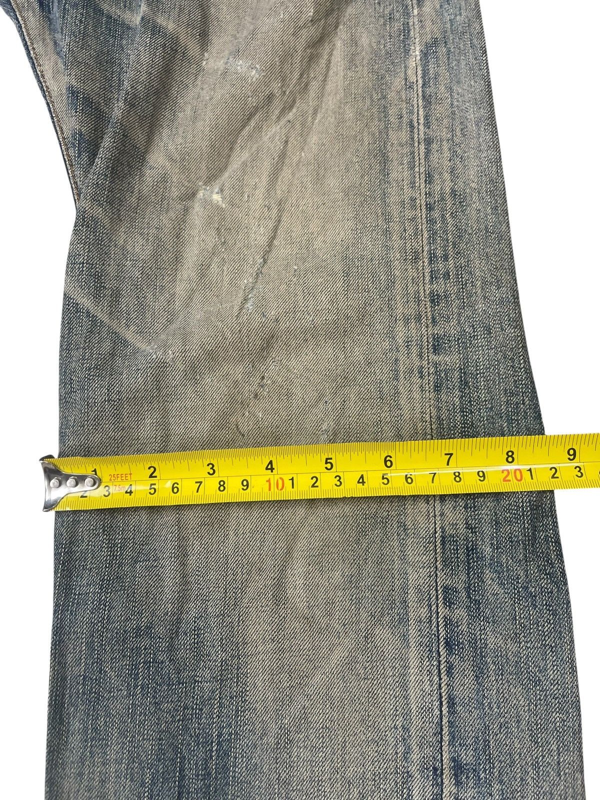 Edwin Vintage Edwin 503 Faded Distressed Jeans Streetwear Size US 30 / EU 46 - 13 Thumbnail