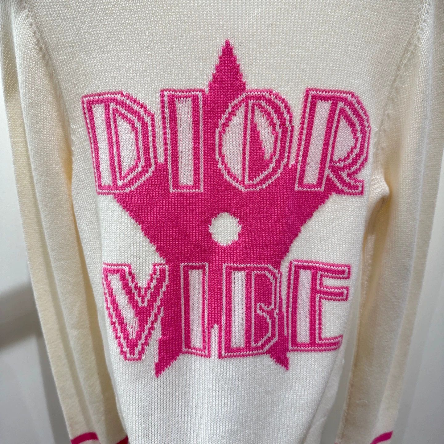 Christian Louboutin Dior apr764 striped colorblocked logo cashmere sweater 36 Size XS / US 0-2 / IT 36-38 - 5 Thumbnail