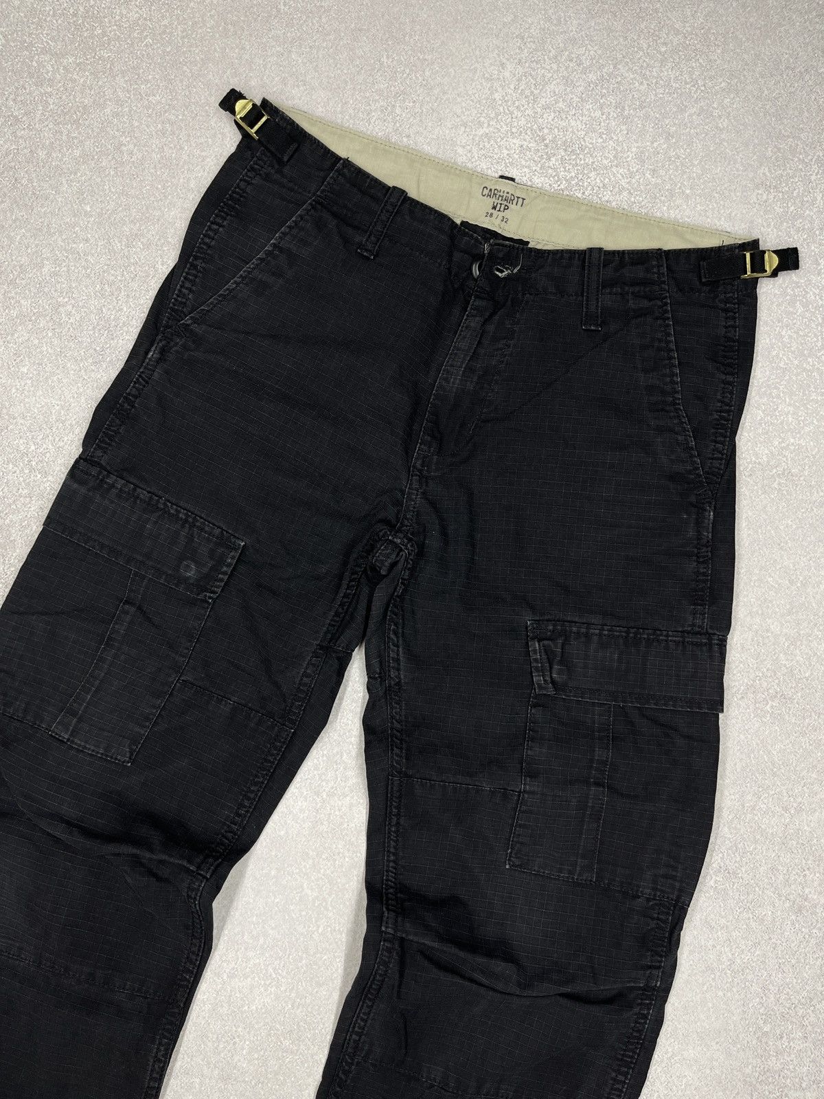 Carhartt Vintage Carhartt WIP Aviation Cargo Pants Black Y2K Size US 28 / EU 44 - 7 Thumbnail