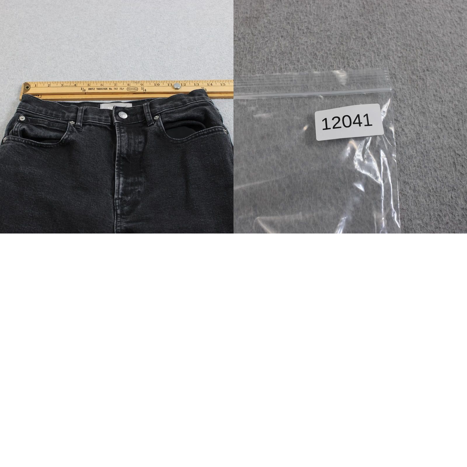 Everlane Everlane Jeans Women 27 Black The Way High Organic Cotton Raw Hem Ankle Cropped Size 27" / US 4 / IT 40 - 8 Thumbnail