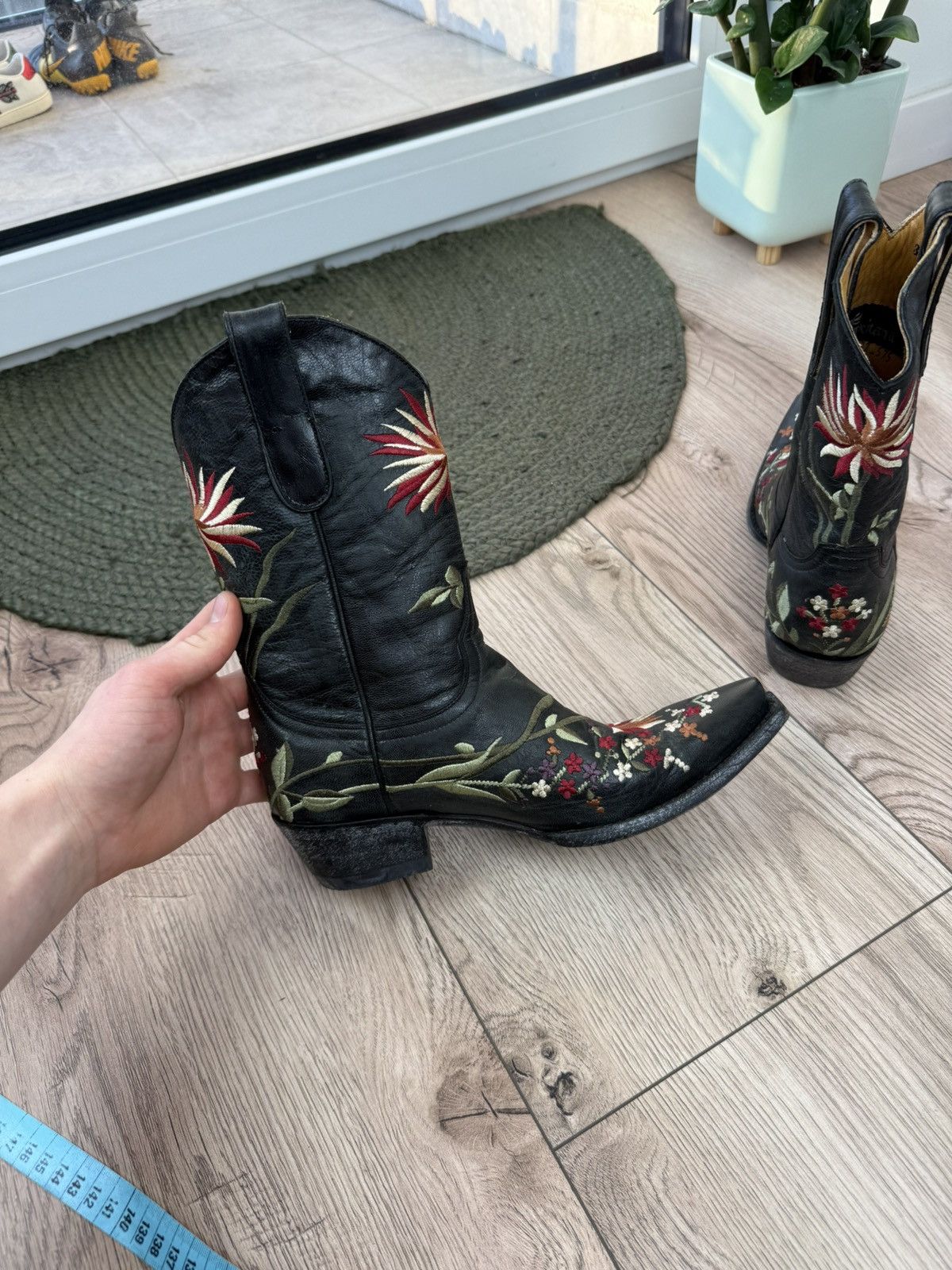 Cowboy Equipment × Mexicana × Vintage Grinders Mexican Leather Cowboy Boots Size US 5 / EU 37 - 10 Thumbnail