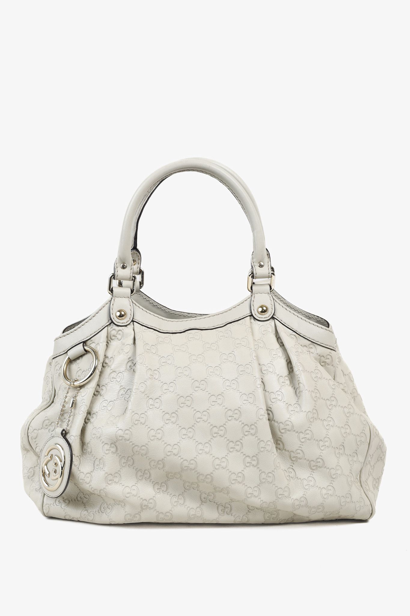Gucci Gucci Sukey Guccissima Beige Leather Tote Size ONE SIZE - 1 Thumbnail