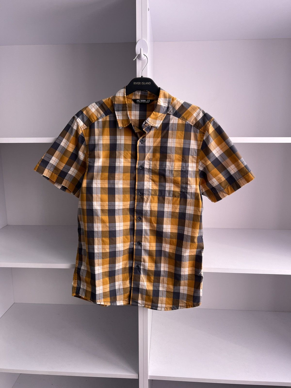 Arc'teryx × Vintage Arc’teryx Outdoor Life Drill Checkered Button Up Shirt Size US M / EU 48-50 / 2 - 1 Thumbnail