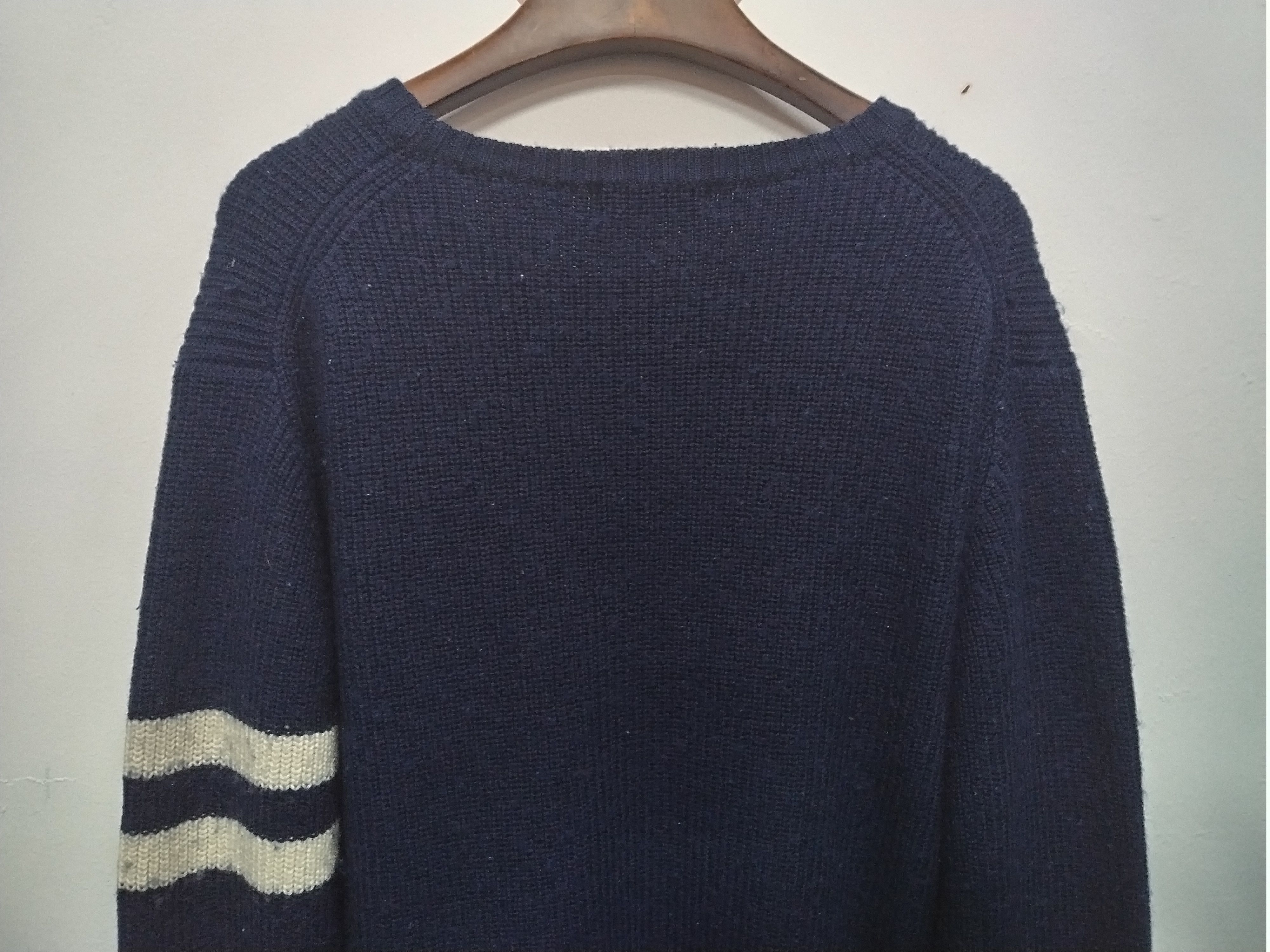 Aran Isles Knitwear × Burberry Vtg Burberry Black Label Knitwear Rare Double Line Size US M / EU 48-50 / 2 - 11 Thumbnail