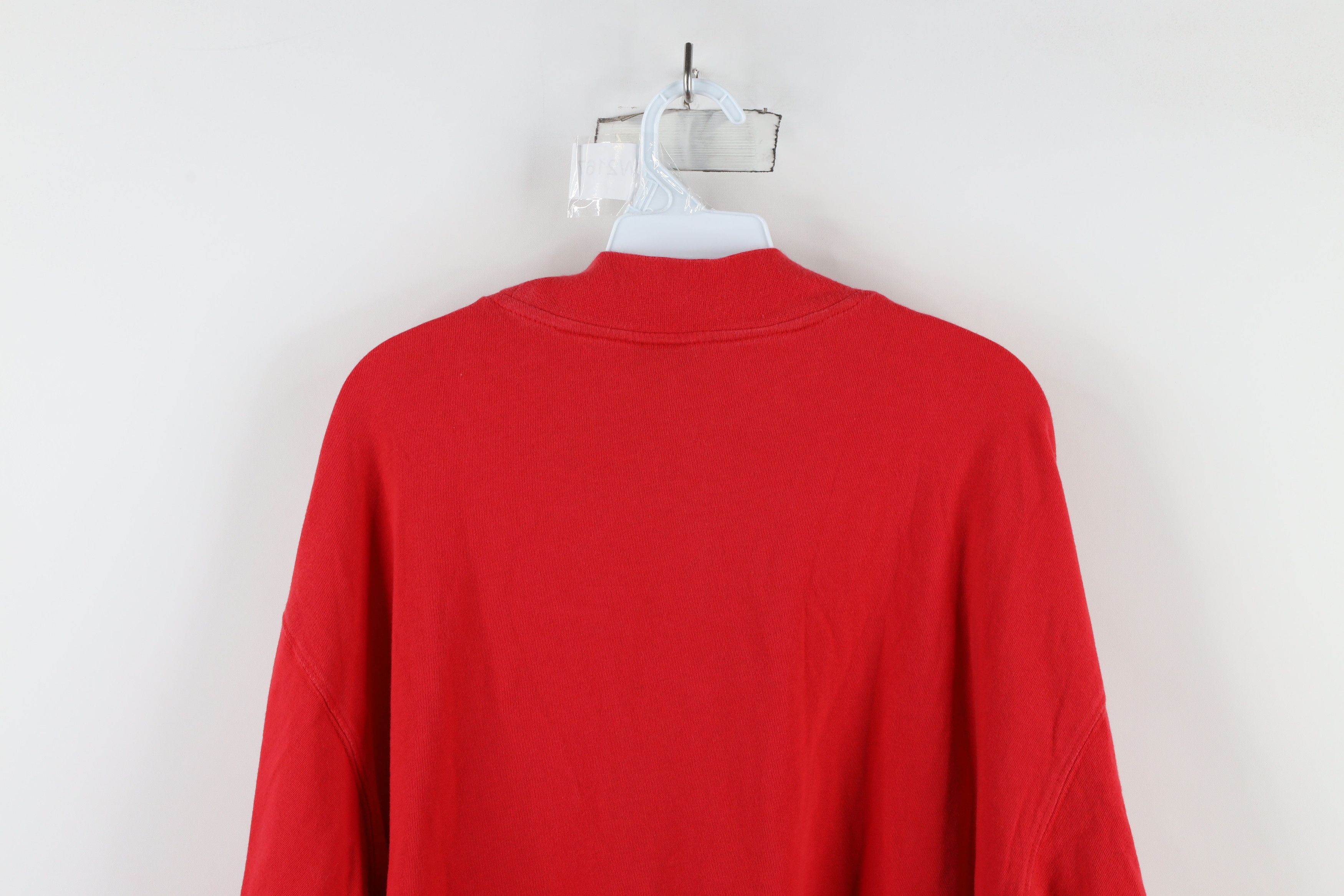 Nike × Vintage Vintage Nike Swoosh Ohio State University Mock Neck Shirt Size US XXL / EU 58 / 5 - 12 Thumbnail