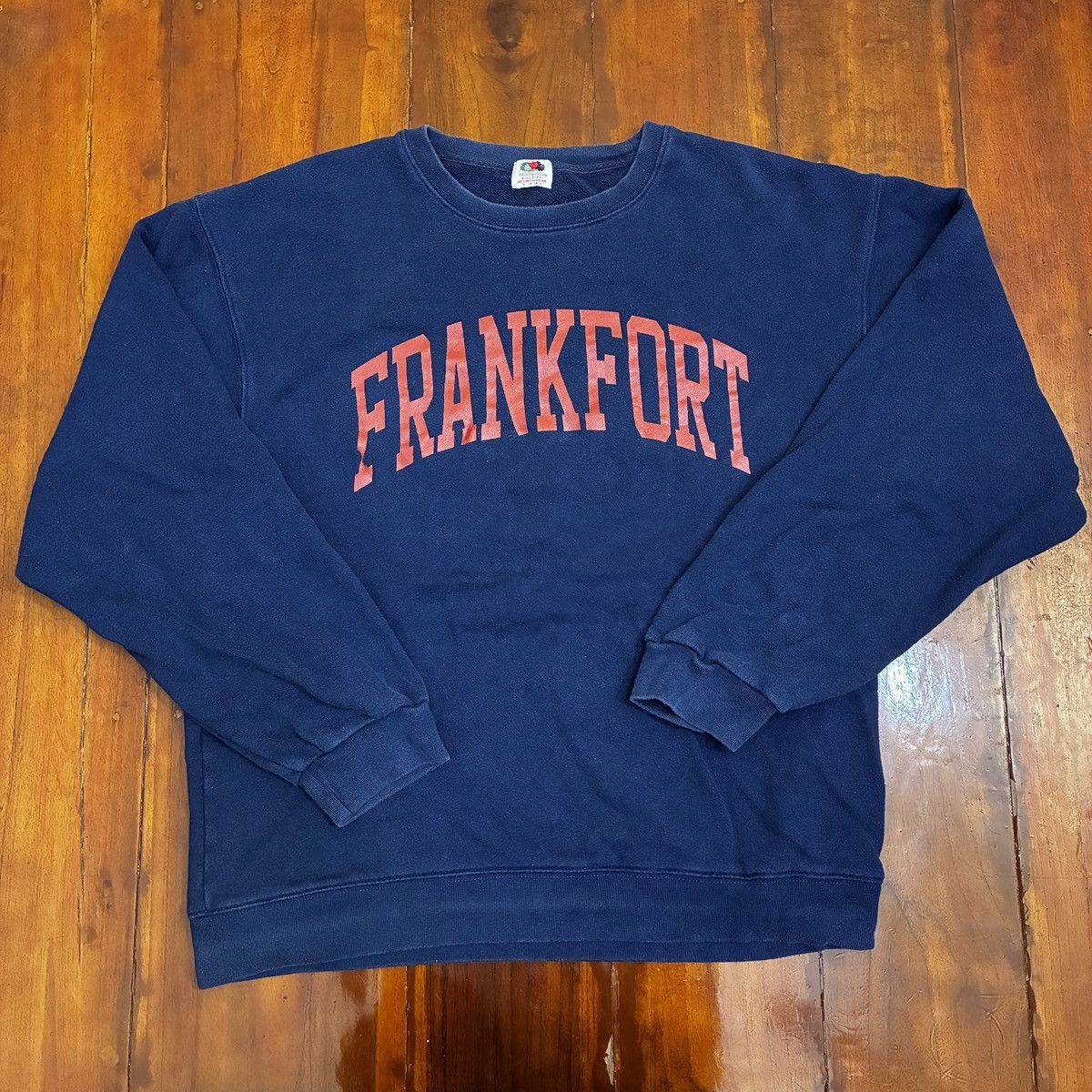 Fruit Of The Loom Vintage Humor Frankfort Sweatshirt Size US L / EU 52-54 / 3 - 1 Thumbnail