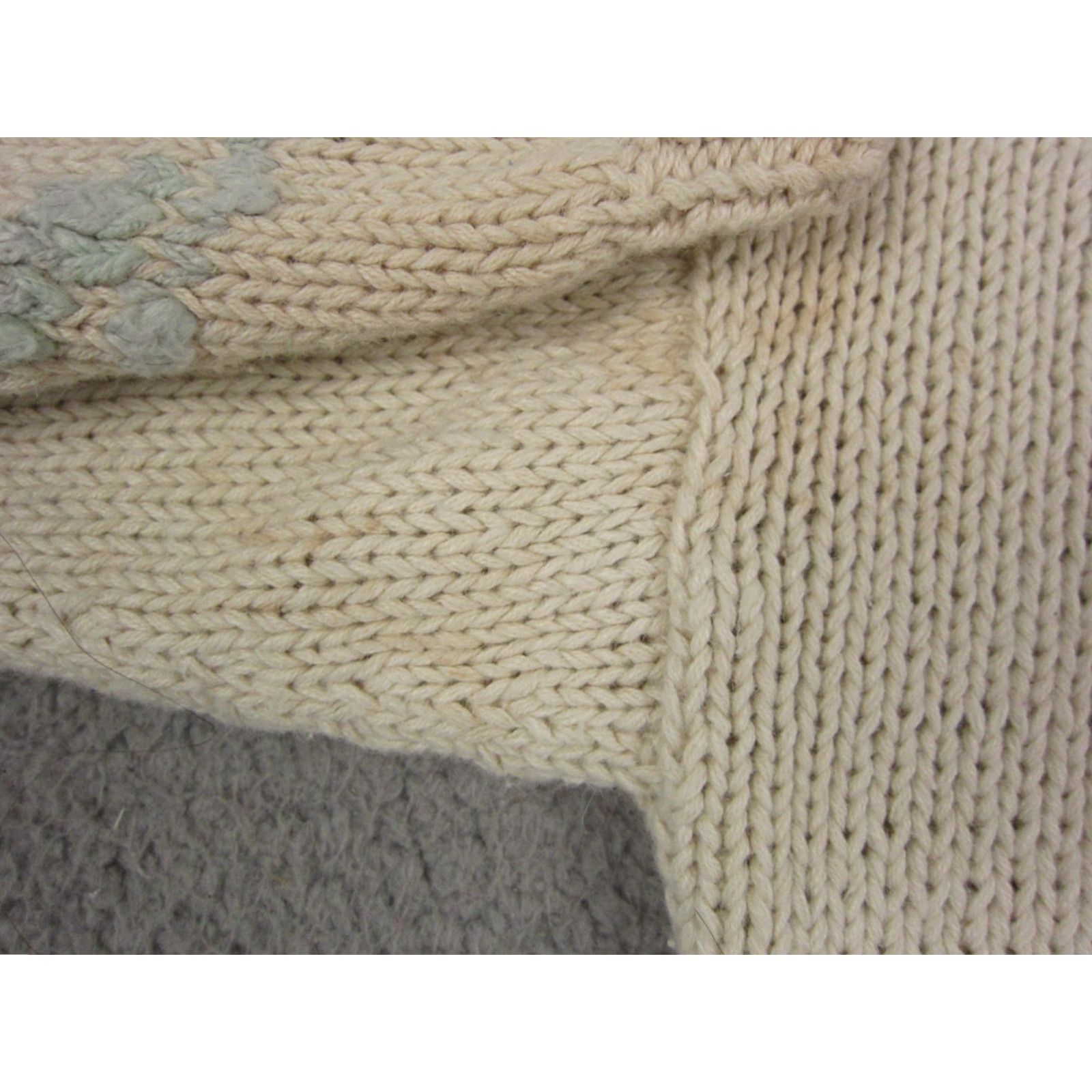 Vintage VINTAGE Michelle Stuart Sweater Women L Crew Neck Floral Knit Pullover 90s Ivory Size L / US 10 / IT 46 - 5 Thumbnail