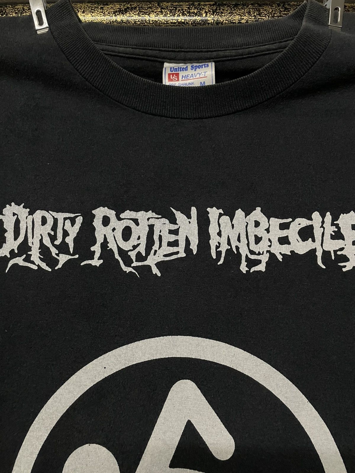 Band Tees Vintage Original 90s Dirty Rotten Imbeciles Punk Faded Tee Size US M / EU 48-50 / 2 - 7 Thumbnail