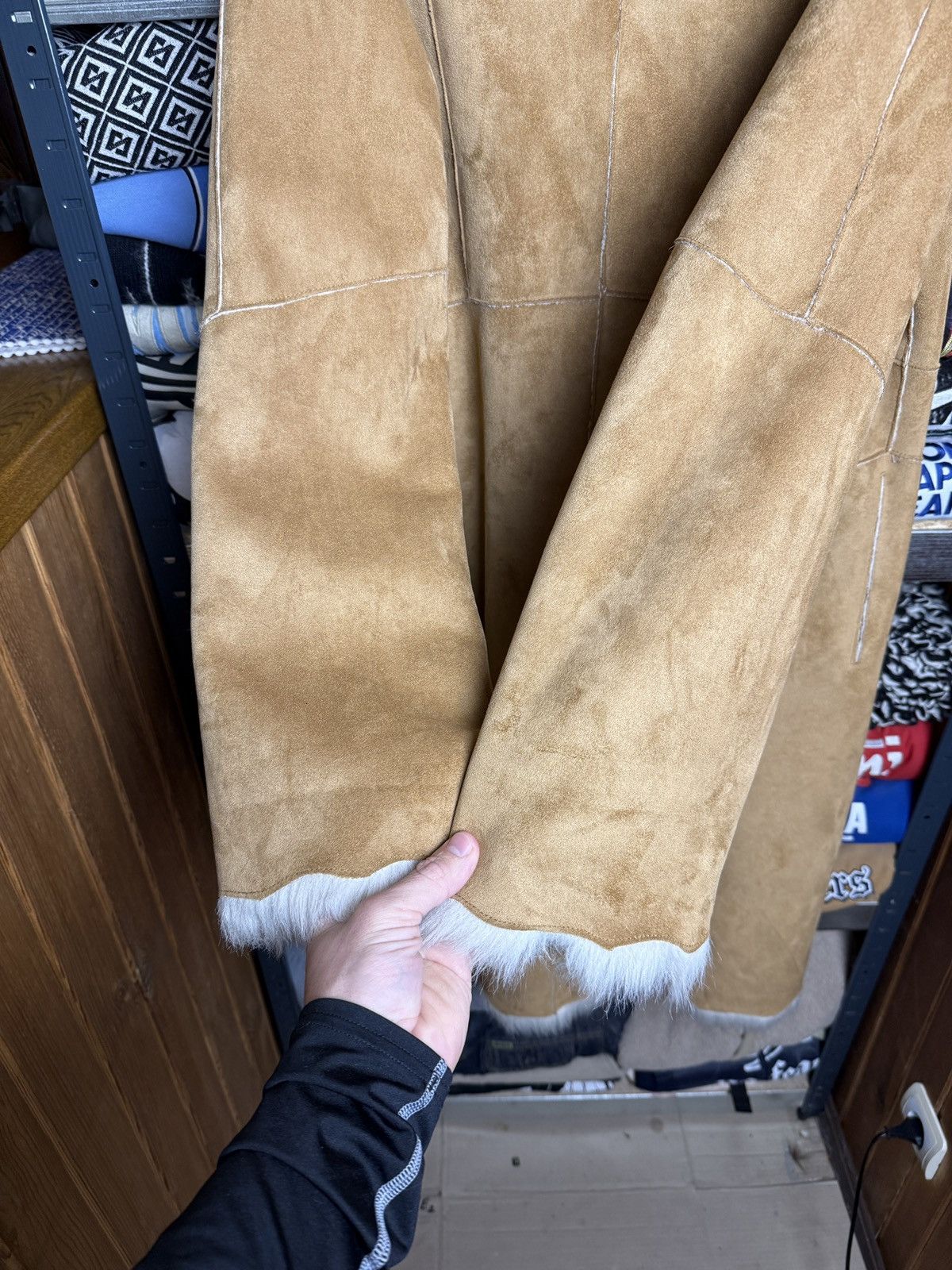 Balmain Crazy Luxury Balmain Brown Sheepskin Coat Size M / US 6-8 / IT 42-44 - 8 Thumbnail