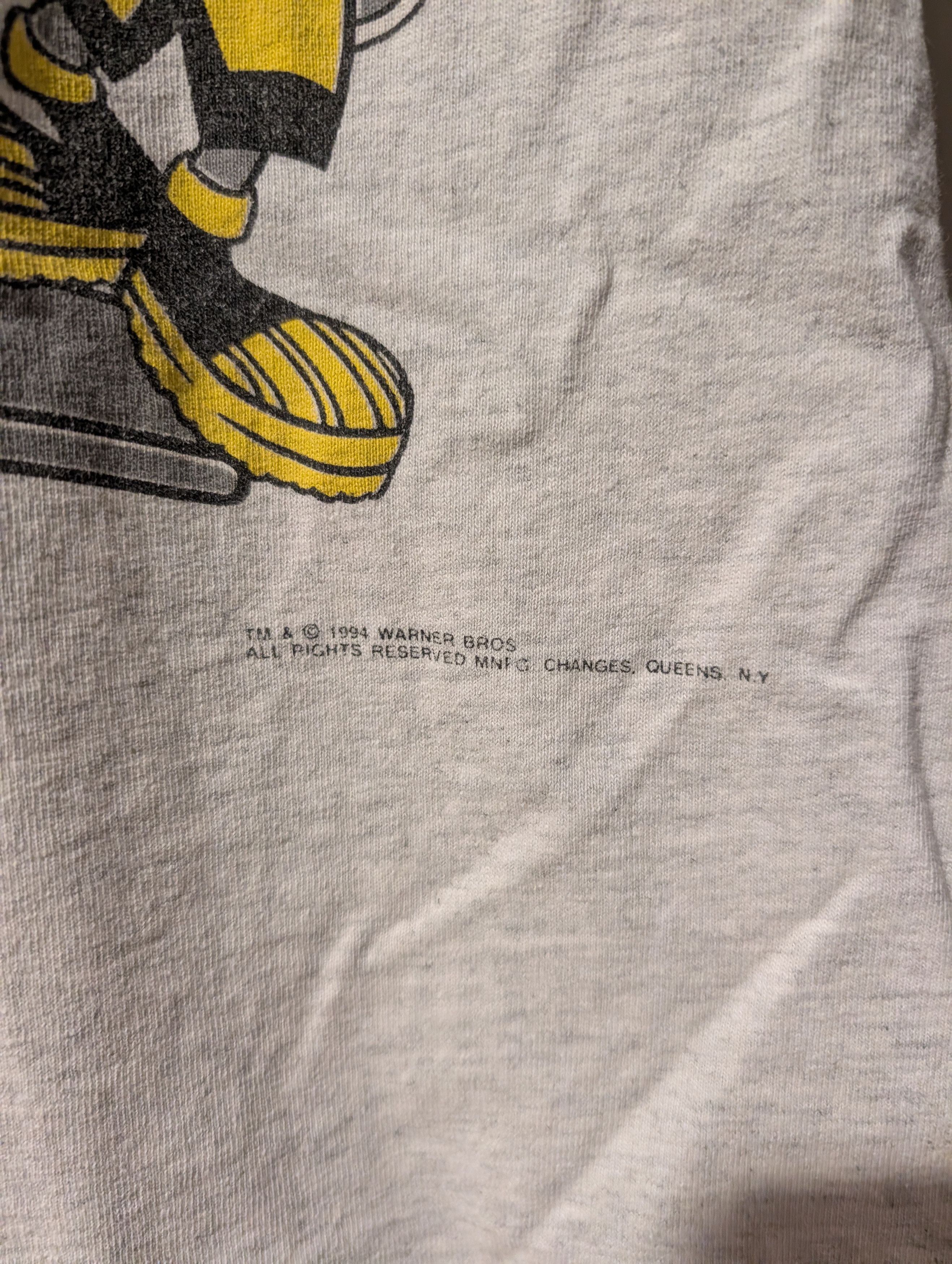 Cartoon Network Vintage 1994 Looney Tunes Firefighter T-Shirt Changes Size US XL / EU 56 / 4 - 3 Thumbnail