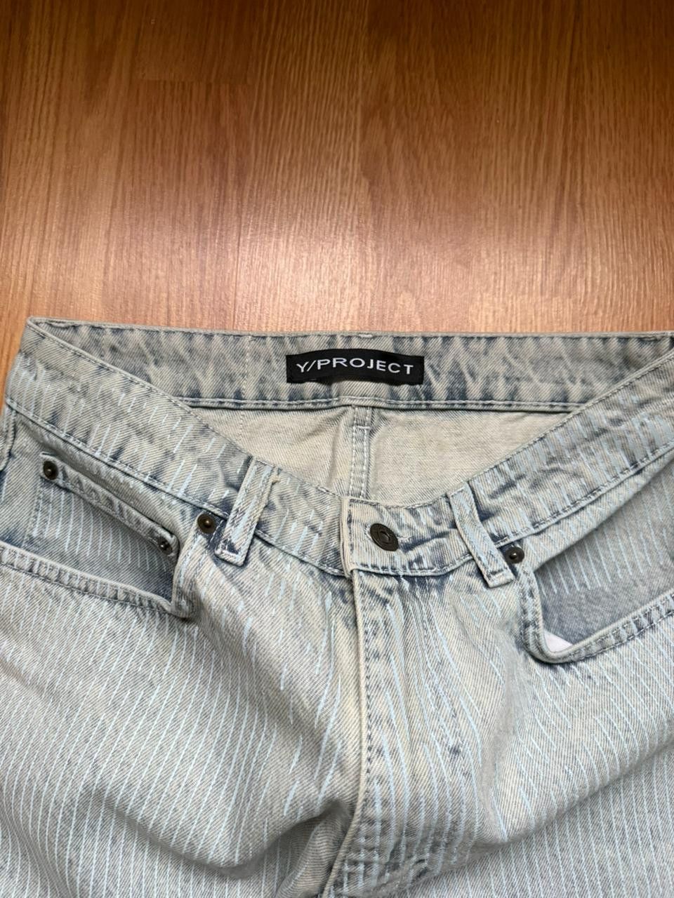 Y/Project CC28 Denim Line Jeans in Grey Size US 32 / EU 48 - 3 Thumbnail
