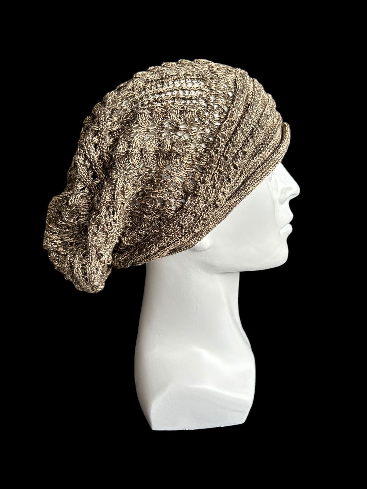Japanese Brand × Kapital × Vintage Crochet Knitted Handmade Beanie Hat Rare Size ONE SIZE - 2 Thumbnail