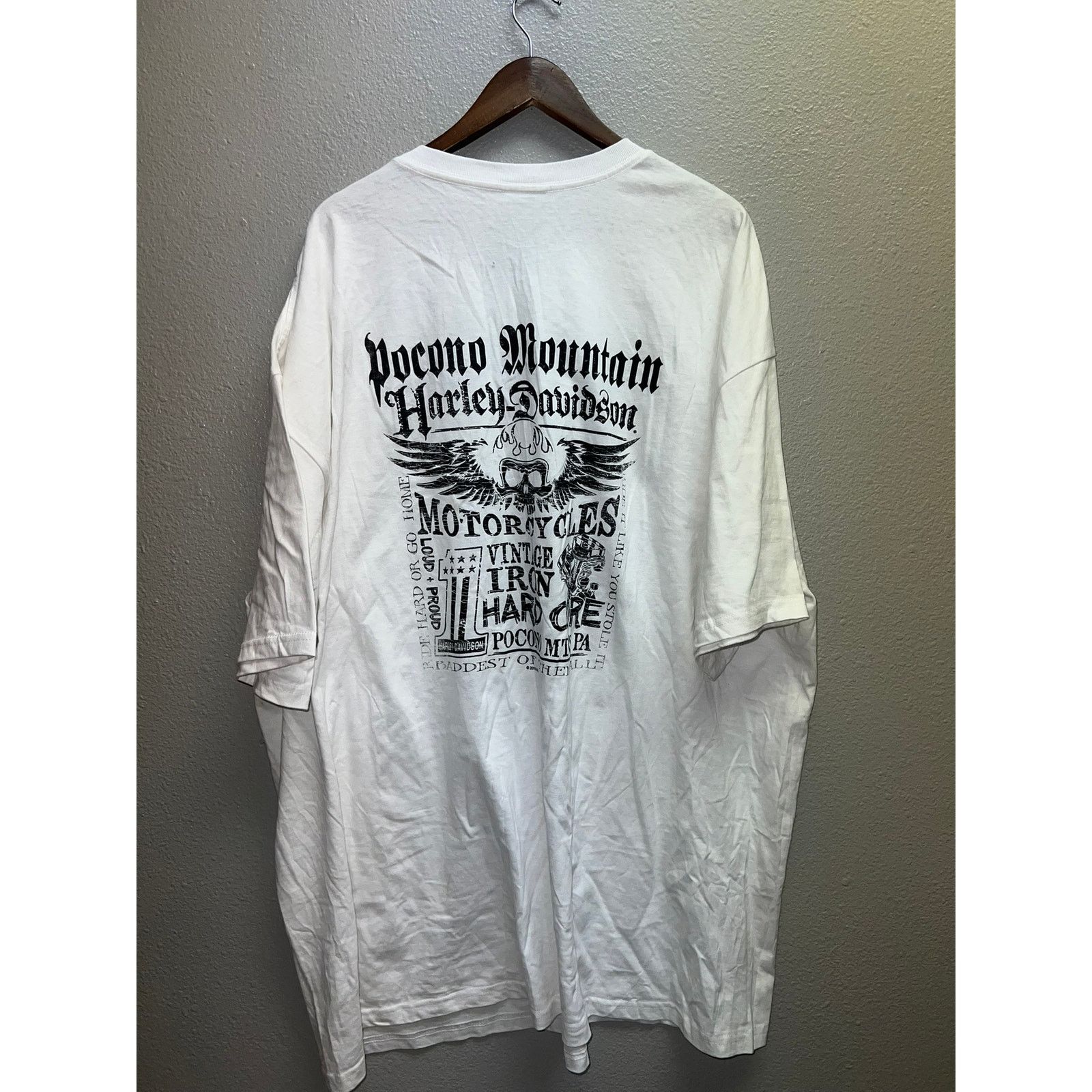 Harley Davidson Harley Davidson Skull Shirt 3XL Pocono Mountain Motorcycle 3 Size US XXL / EU 58 / 5 - 7 Thumbnail
