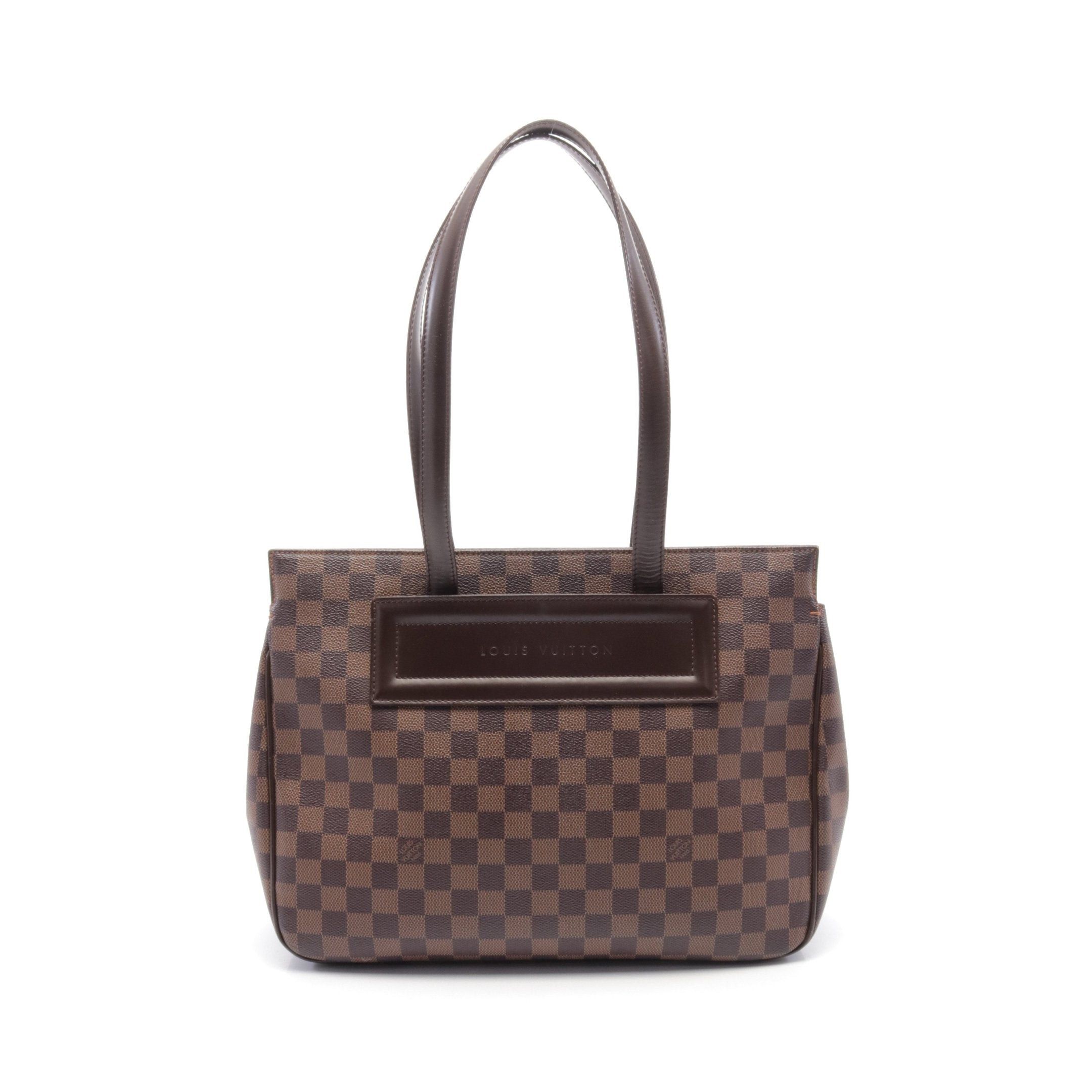 Louis Vuitton Louis Vuitton Parioli Pm Damier Ebene Shoulder Bag Tote Leather Brown Size ONE SIZE - 1 Thumbnail