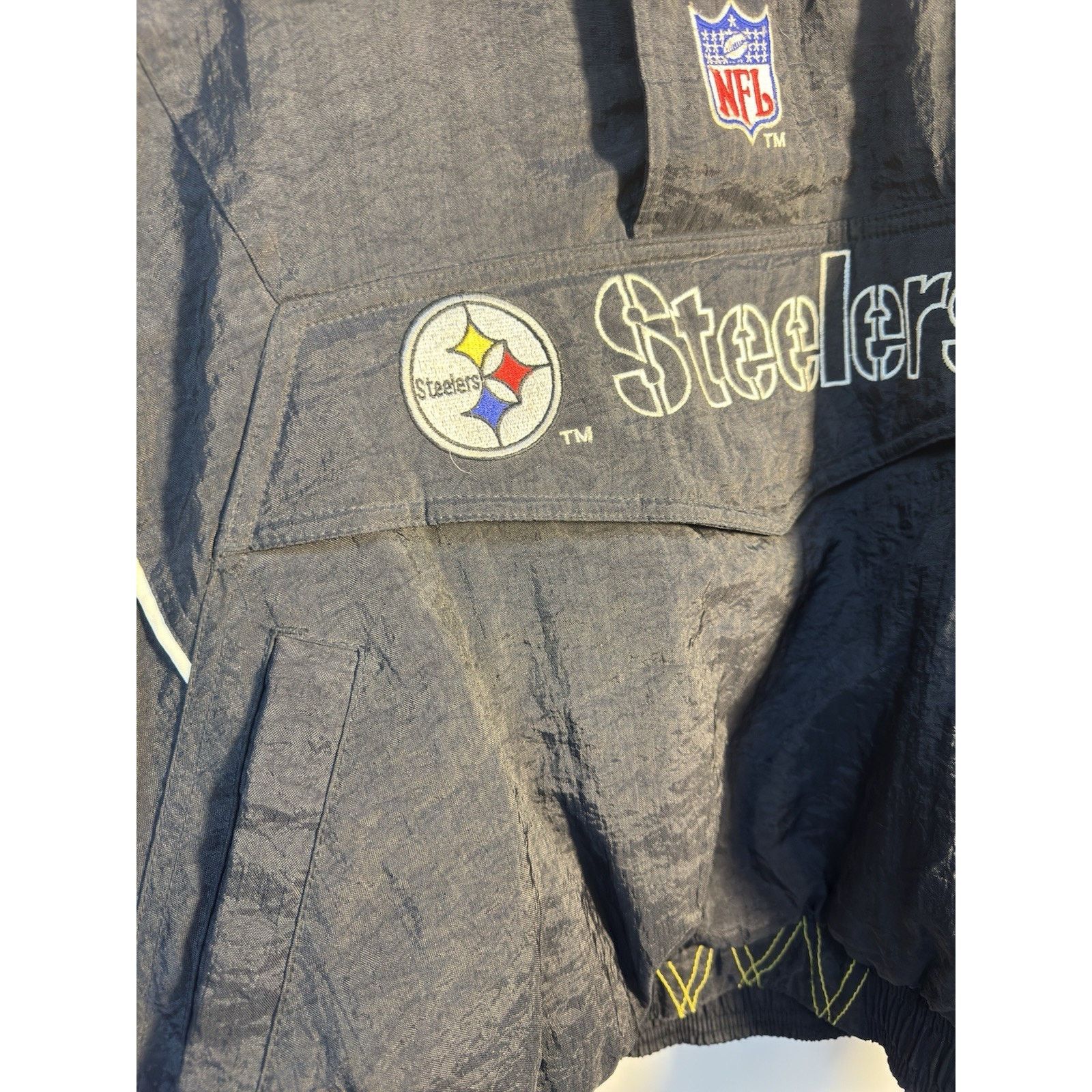 Starter Vintage Starter Steelers Pullover Jacket L NFL Pro Line 90s Size US L / EU 52-54 / 3 - 7 Thumbnail