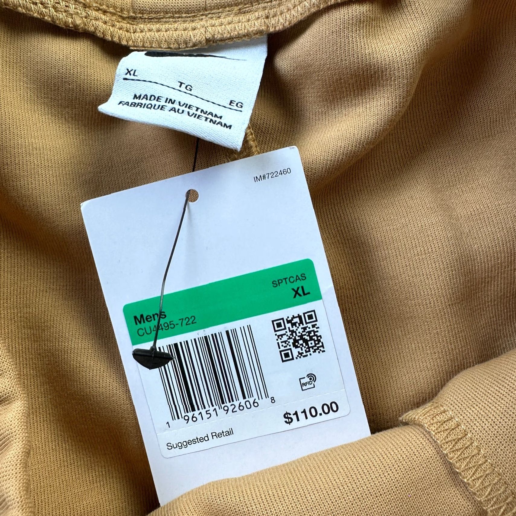 Nike Nike Tech Fleece Pants Mens XL Beige Tan Khaki Jogger Sweatpants Size US 36 / EU 52 - 7 Thumbnail