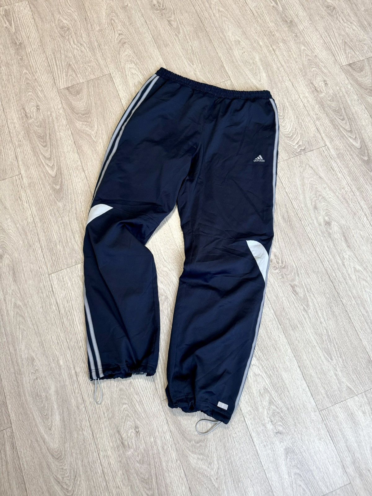 Adidas 🔷Vintage Adidas Nylon Drill Y2K Track Pants 2000s🔷 Size US 36 / EU 52 - 1 Thumbnail