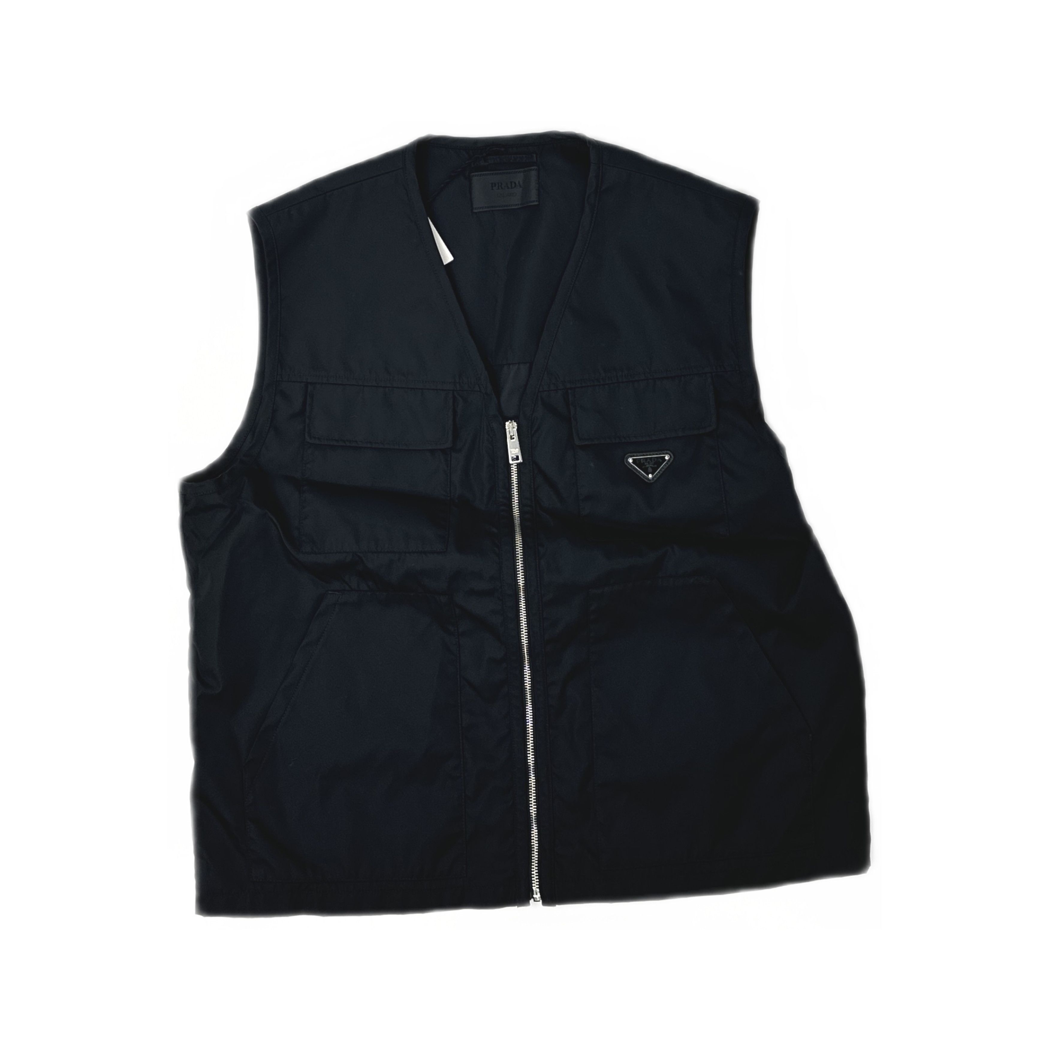 Prada Prada Re-Nylon Logo Vest Size 56 Size US XL / EU 56 / 4 - 1 Thumbnail