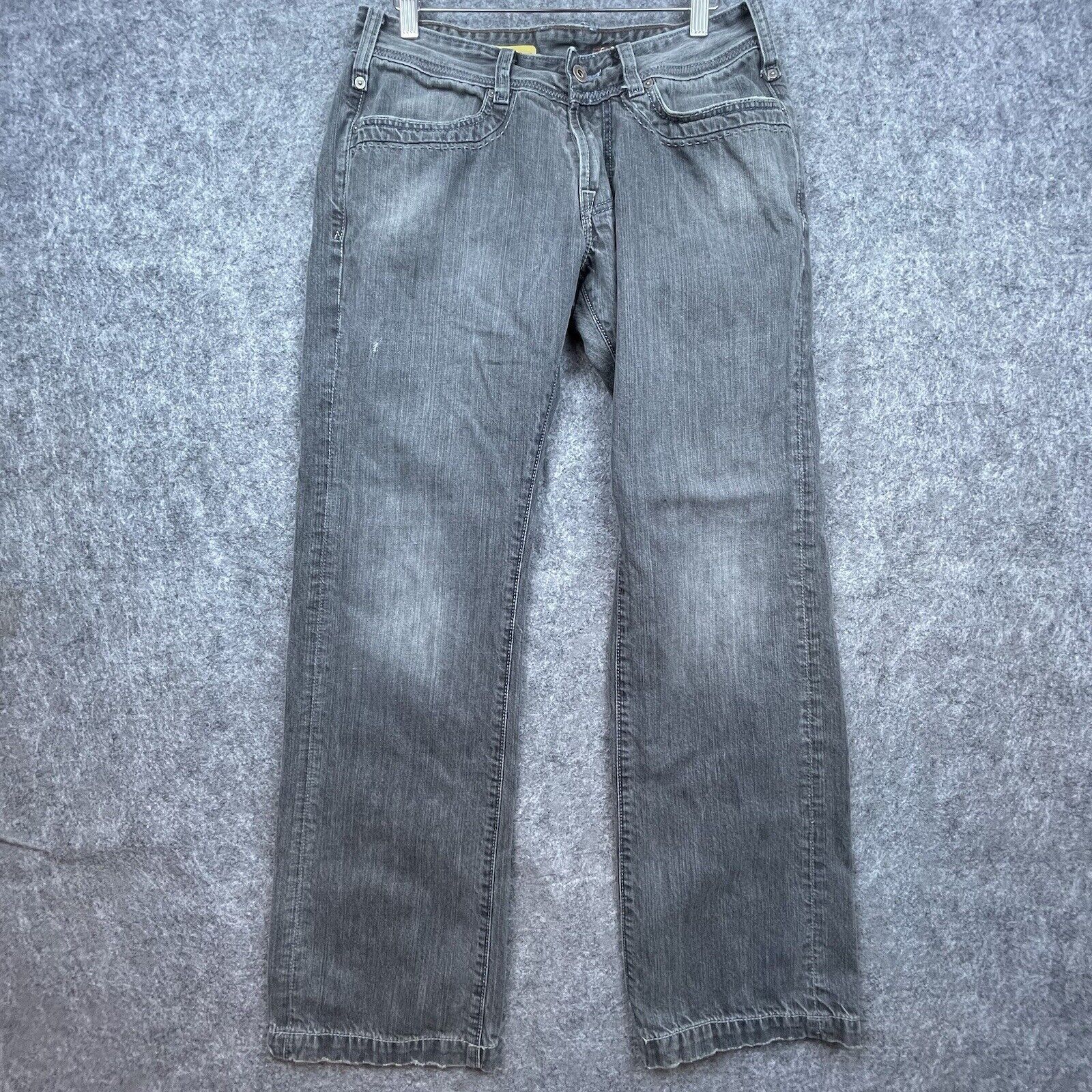 AG Adriano Goldschmied Adriano Goldschmied Jeans Mens 30 The Easton Grey Straight Size US 30 / EU 46 - 1 Thumbnail