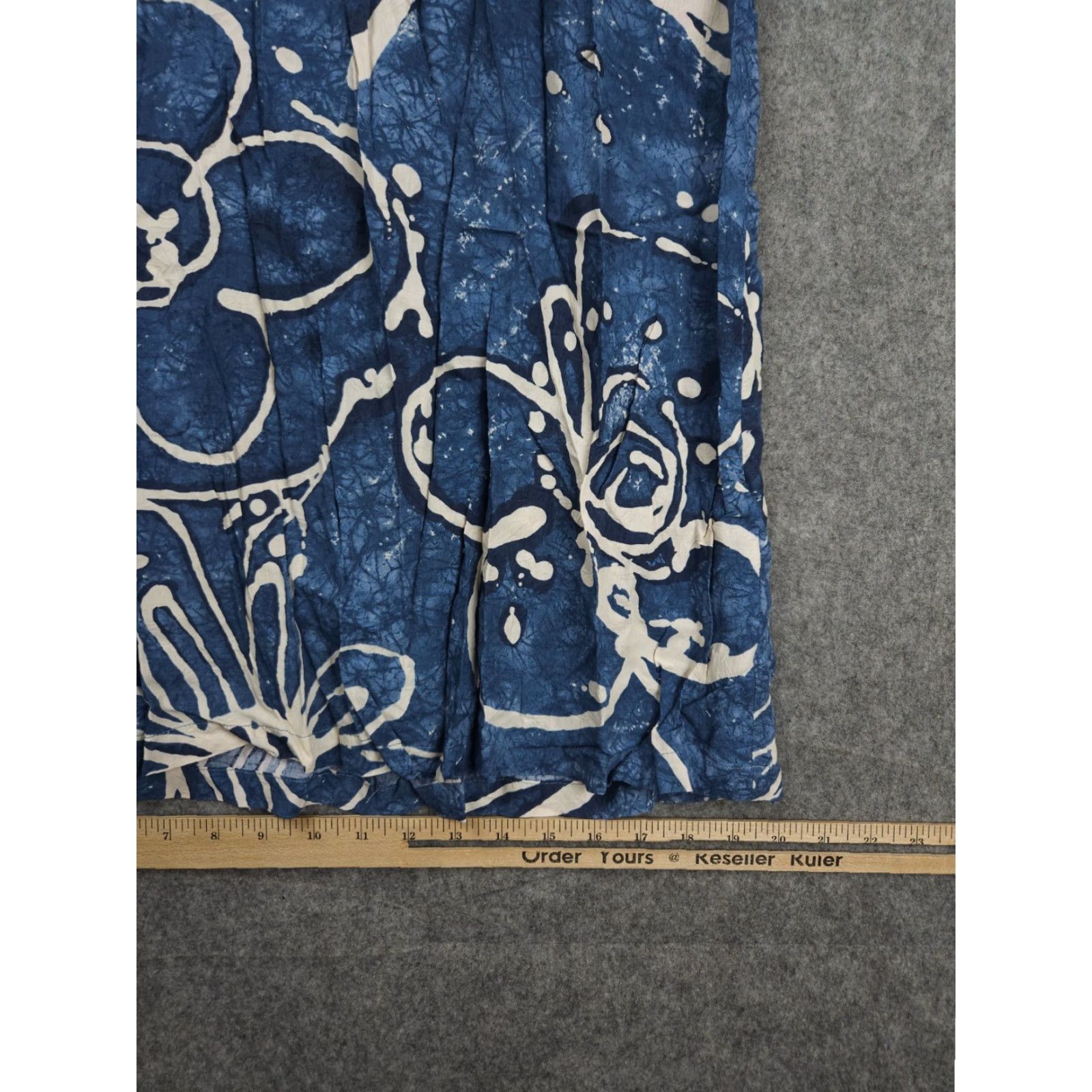 Jams World Jams World Dress Women's Large Blue Floral Rayon Hawaiian Tropical Relaxed Size L / US 10 / IT 46 - 5 Thumbnail