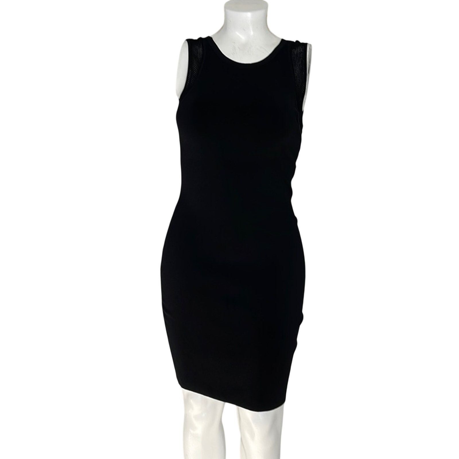 Diane von Furstenberg Diana Von Furstenberg “Moscow” Black Mini Bodycon Dress L Size L / US 10 / IT 46 - 1 Thumbnail