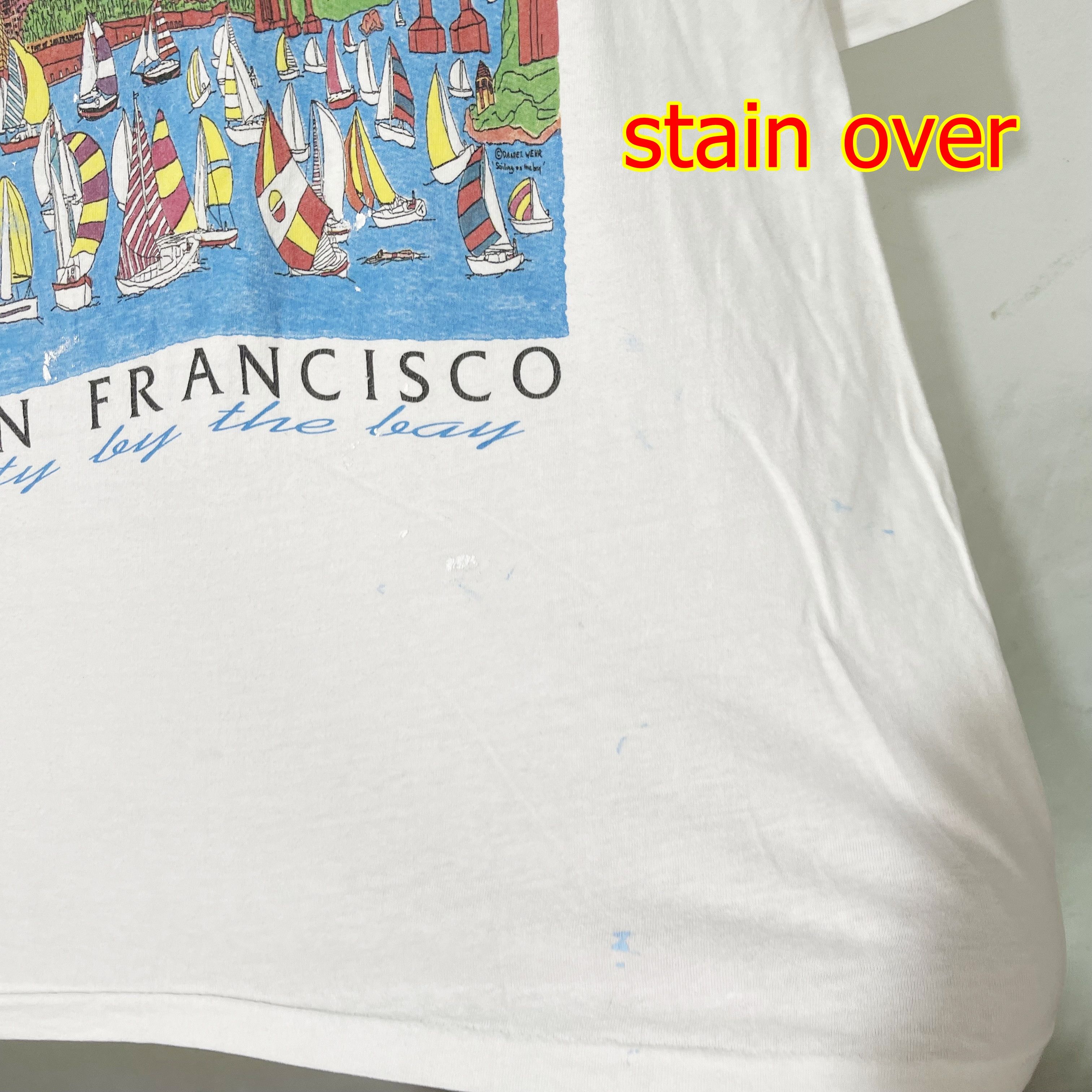Vintage Vintage 90s San Francisco T-Shirt Size US L / EU 52-54 / 3 - 7 Thumbnail