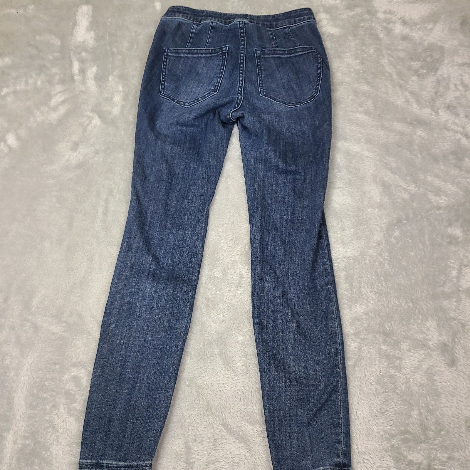 Anthropologie Anthropologie Pilcro Long High Rise Wide Jeans Sz 25P 25 X25 Size 25" / US 0 / IT 36 - 10 Thumbnail