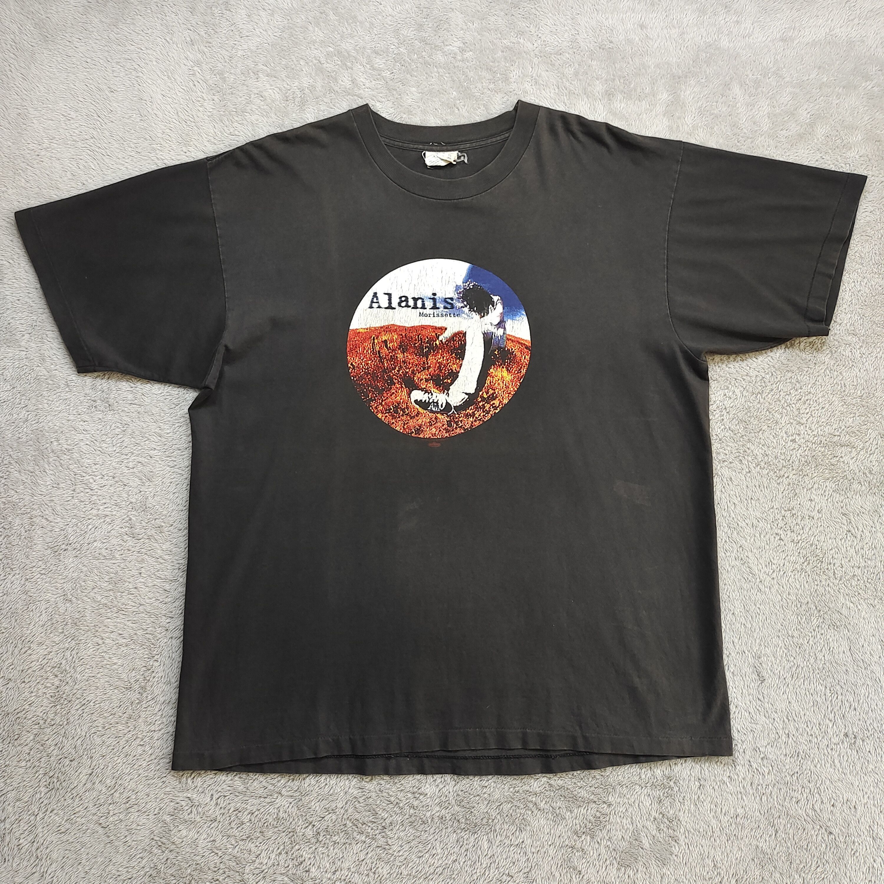 Band Tees VINTAGE 90's Alanis Morissette “flower field” tour T-shirtXL Size US XL / EU 56 / 4 - 1 Thumbnail