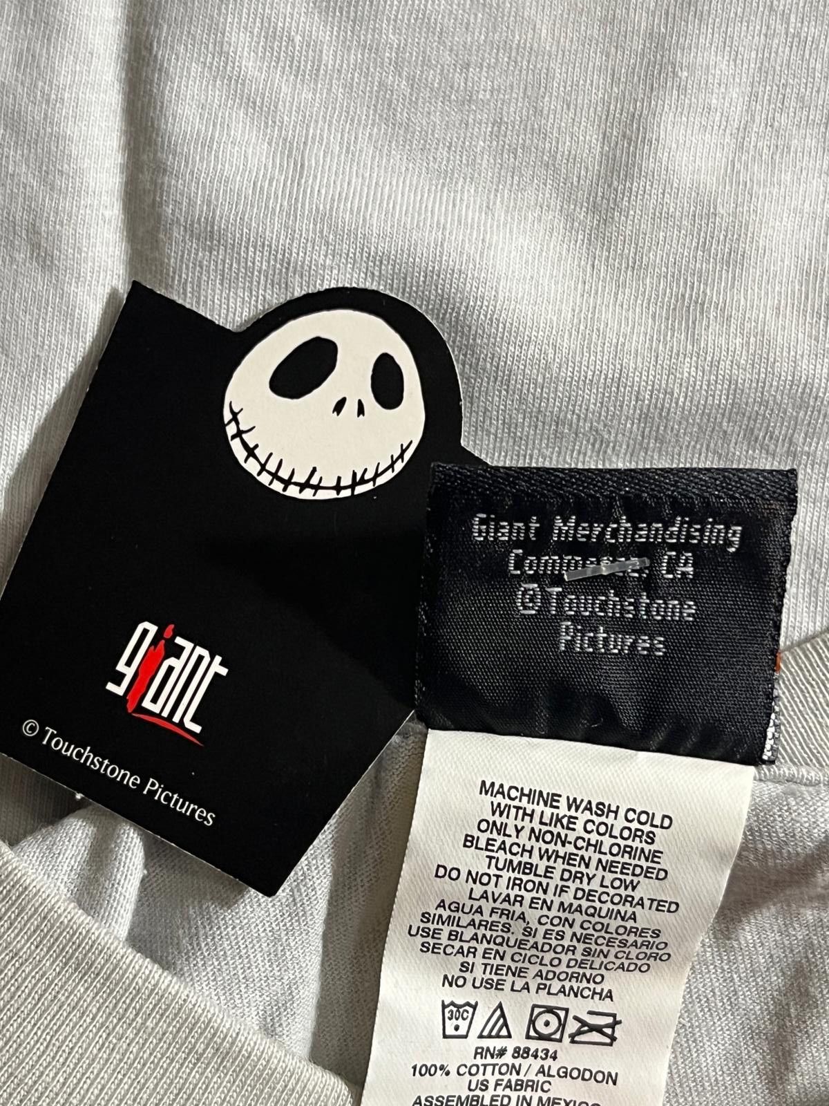 Giant Nightmare Before Christmas - Vintage Giant Tag Pumpkin King Size US S / EU 44-46 / 1 - 4 Thumbnail