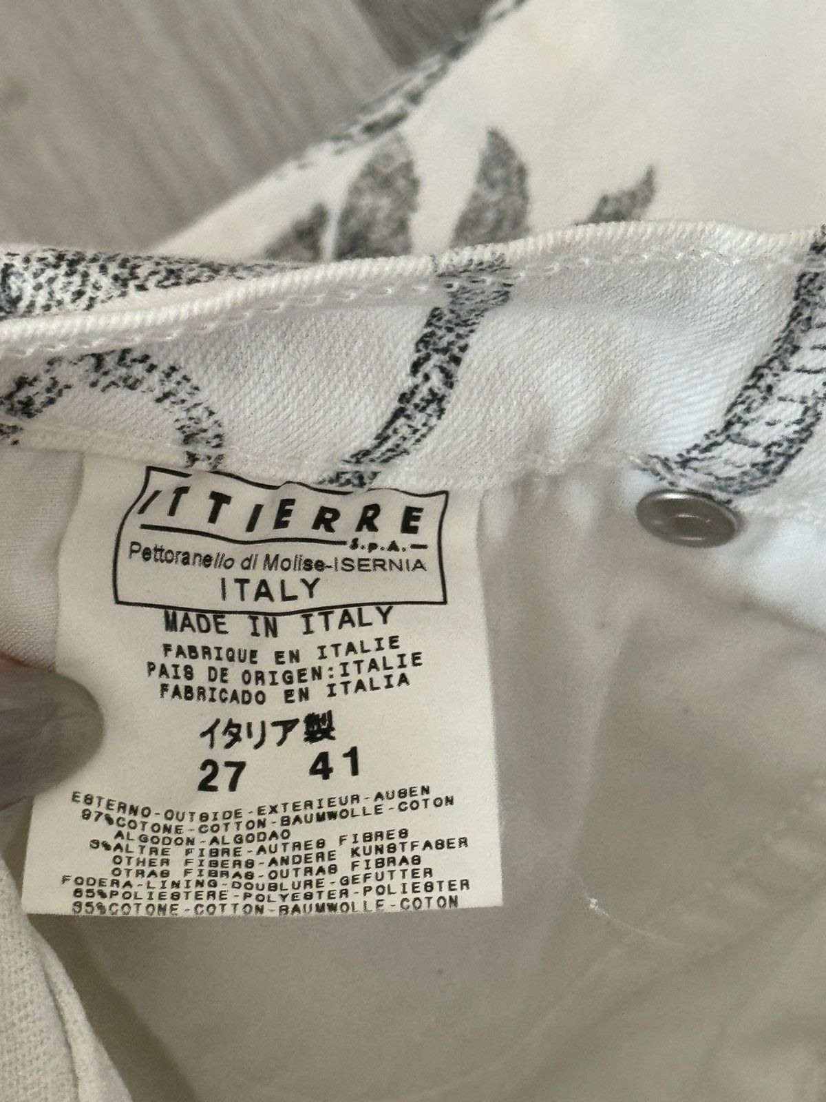 Roberto Cavalli Rare vintage Just Cavalli snake jeans Size 27" / US 4 / IT 40 - 6 Thumbnail