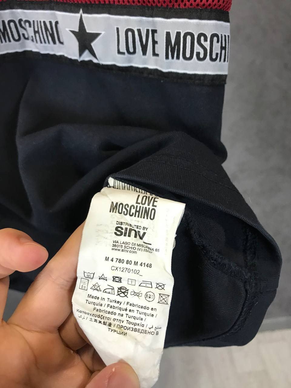 Moschino Love Moschino lampas designer luxury tee Size US S / EU 44-46 / 1 - 6 Thumbnail