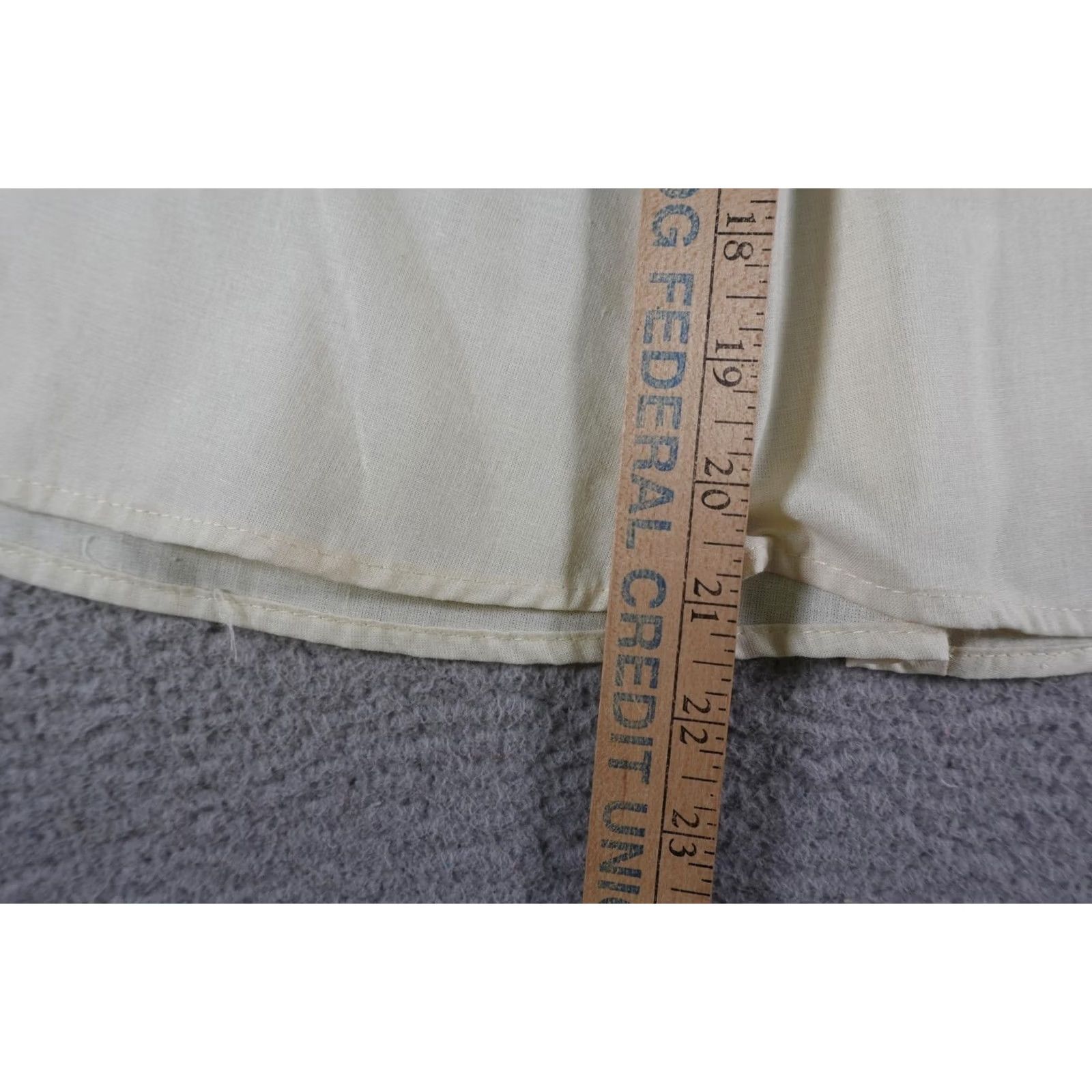 DANCER VINTAGE 1849 Authentic Ranchwear White Western Skirt Womens Medium Knee Length Elastic Waist Cowboy Theme Mens? No. Size 32" / US 10 / IT 46 - 7 Thumbnail