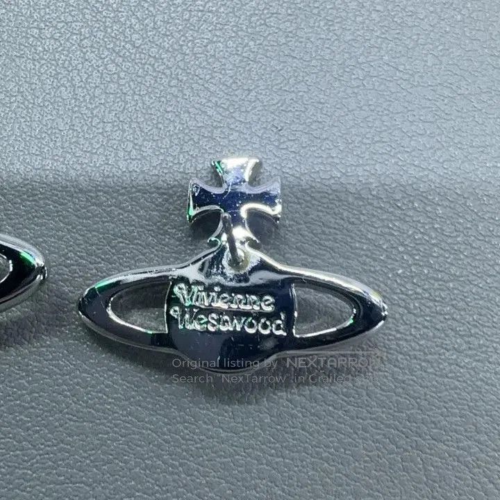 Vivienne Westwood Vivienne Westwood Saturn Crystal Stud Earrings Size ONE SIZE - 3 Thumbnail
