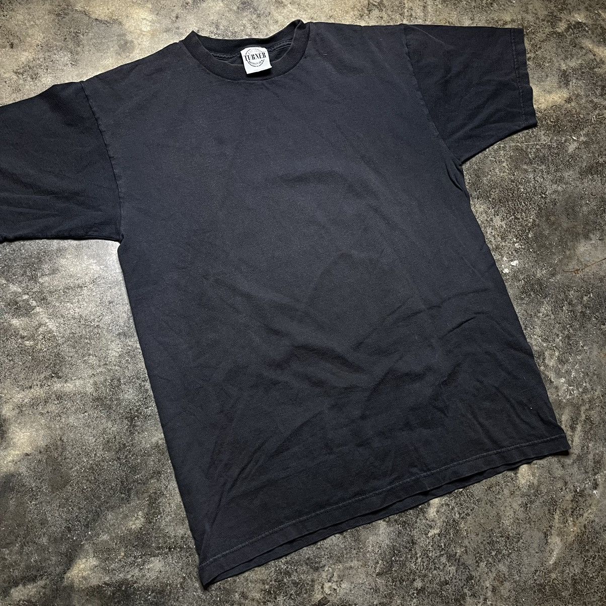 Vintage vintage blank black distressed tshirt Size US XL / EU 56 / 4 - 2 Thumbnail