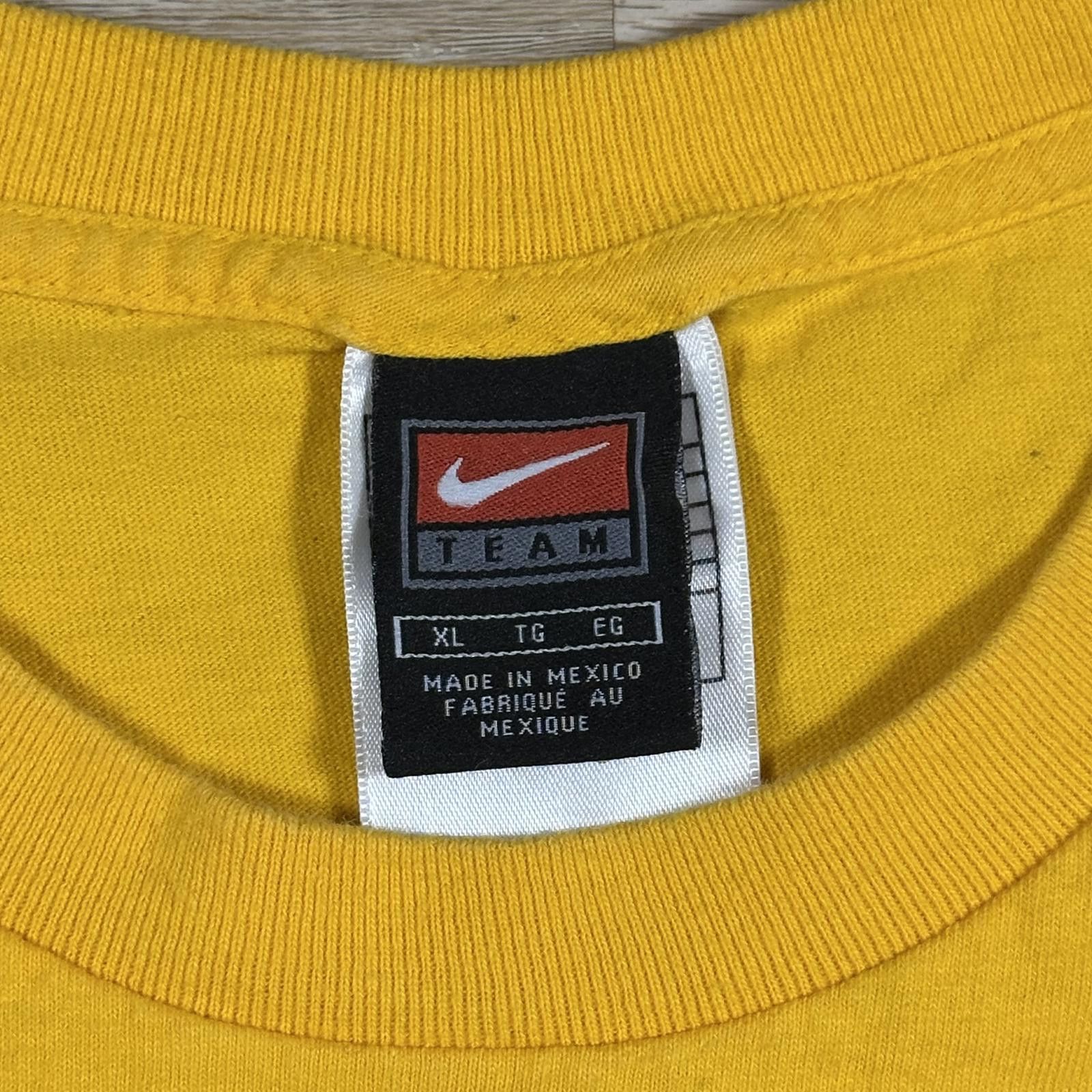 Nike Nike Mens T-shirt XL Yellow Los Angeles Lakers Basketball Size US XL / EU 56 / 4 - 4 Thumbnail