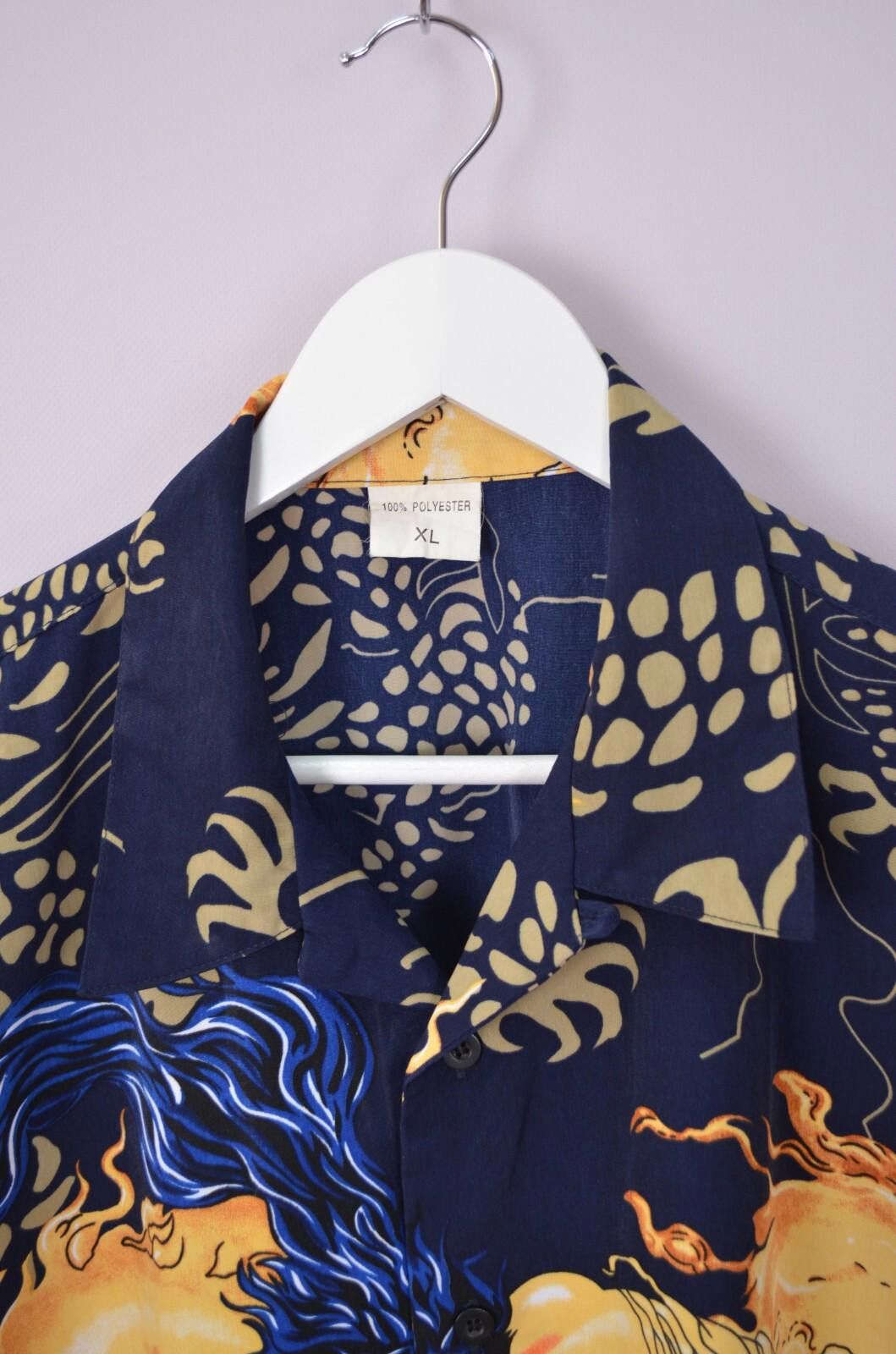Designer Vintage Anime Samurai Warrior Japanese Shirt Size XL AOP 90s Size US XL / EU 56 / 4 - 6 Thumbnail