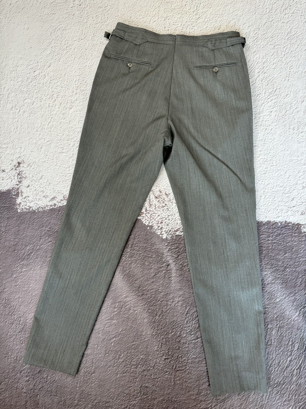 Suitsupply Suitsupply SOHO SA grey herringbone wool pants size 36/W30 Size 36R - 11 Thumbnail