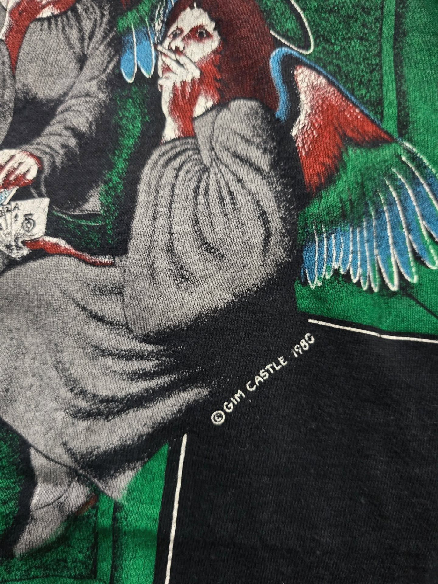 Vintage Vintage 80s Black Sabbath Angels Smoke t-shirt Size US L / EU 52-54 / 3 - 5 Thumbnail