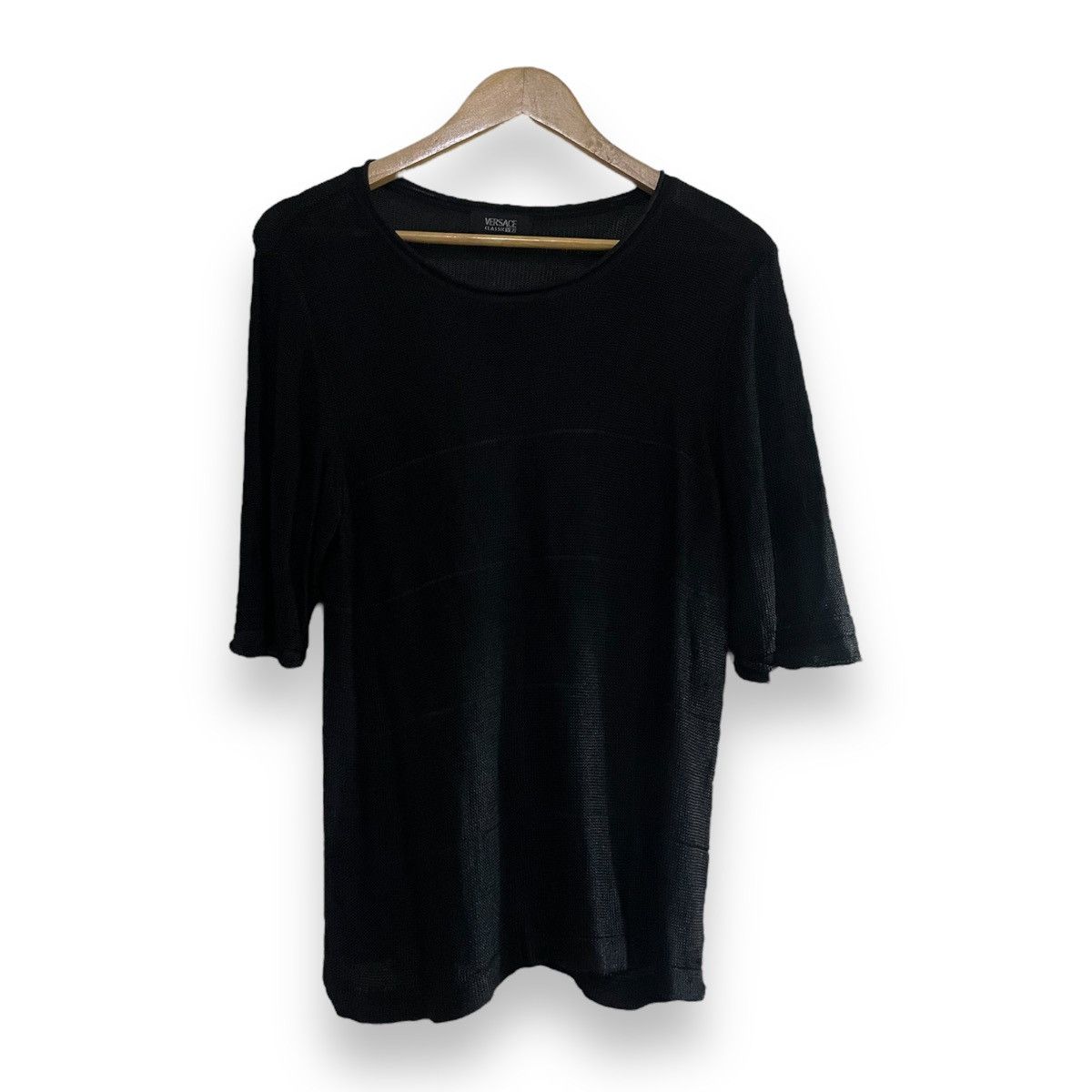 Versace ORIGINAL VERSACE PREMIUM BLACK ON BLACK LUXURY DESIGNER Size US L / EU 52-54 / 3 - 1 Thumbnail