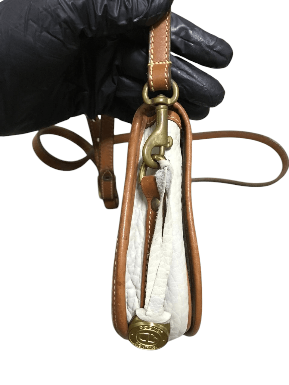 Dooney & Bourke × Japanese Brand × Vintage Vintage Dooney&Bourke Full Leather Mini Shoulder Bag Size ONE SIZE - 8 Thumbnail