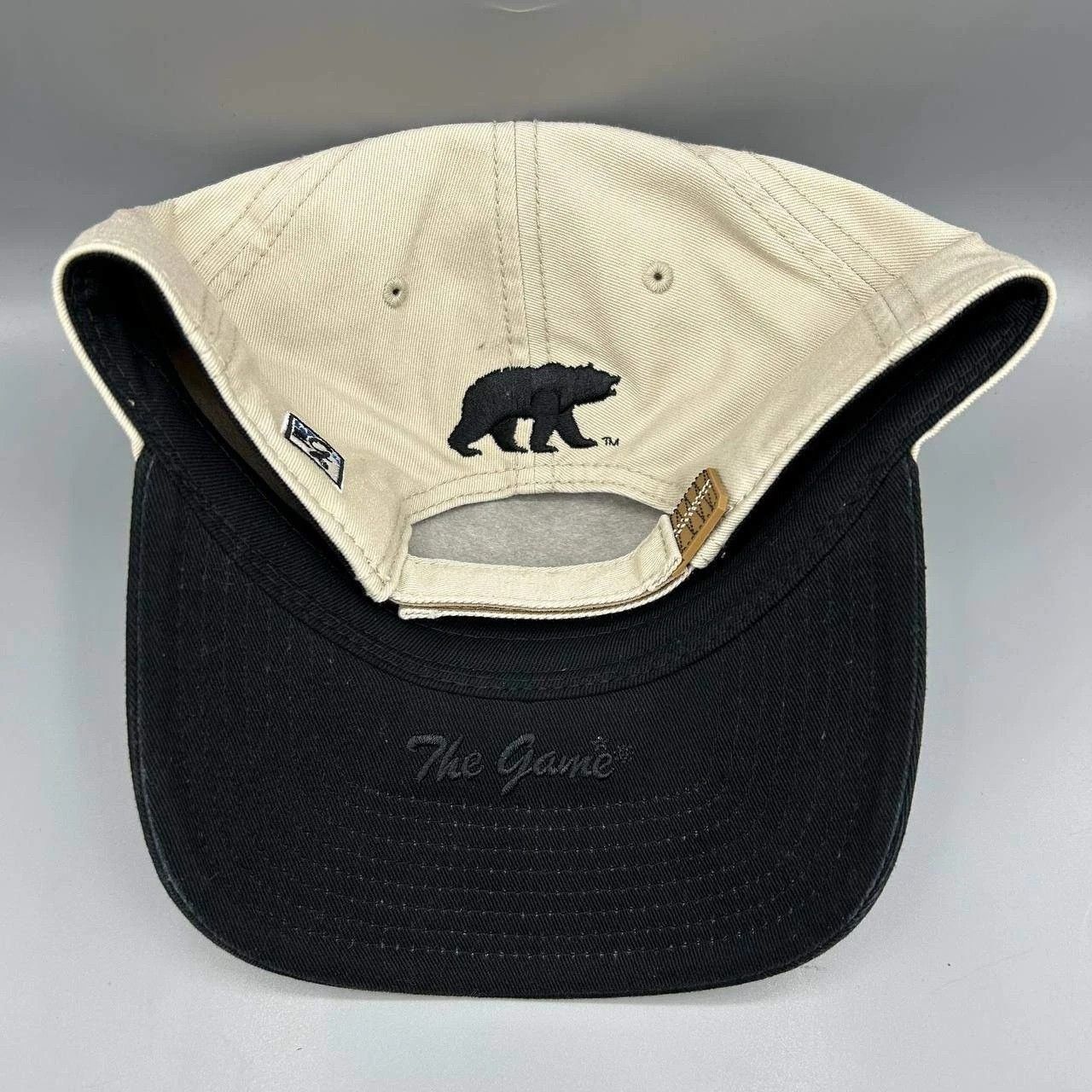 The Game Vintage UCLA Bruins Hat Men Black Beige NCAA Strap Back Cap Size ONE SIZE - 6 Thumbnail