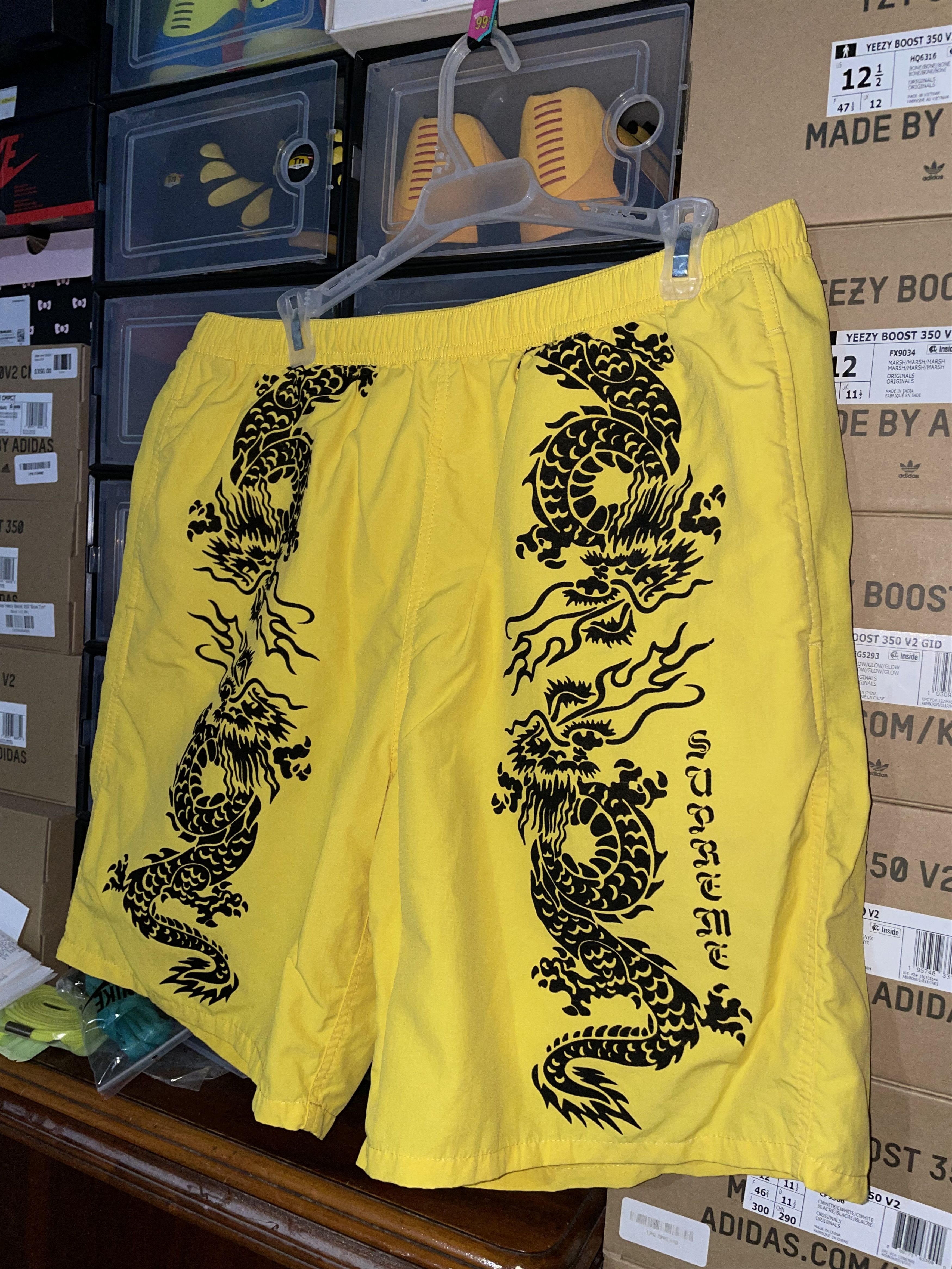 Supreme Supreme Dragon Water Short Yellow SS21 size Large NEW Size US 36 / EU 52 - 2 Thumbnail
