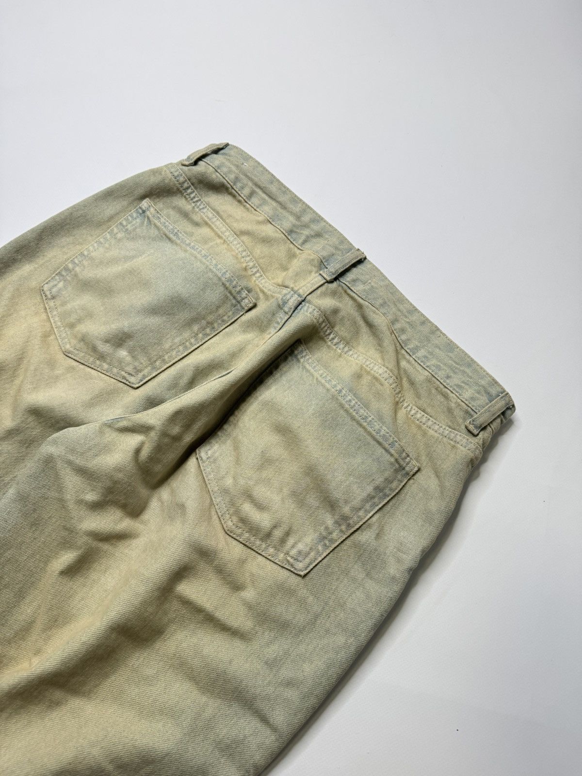 Vintage Vintage avant garde yellow wash jeans if6was9 lgb drip y2k Size US 32 / EU 48 - 7 Thumbnail