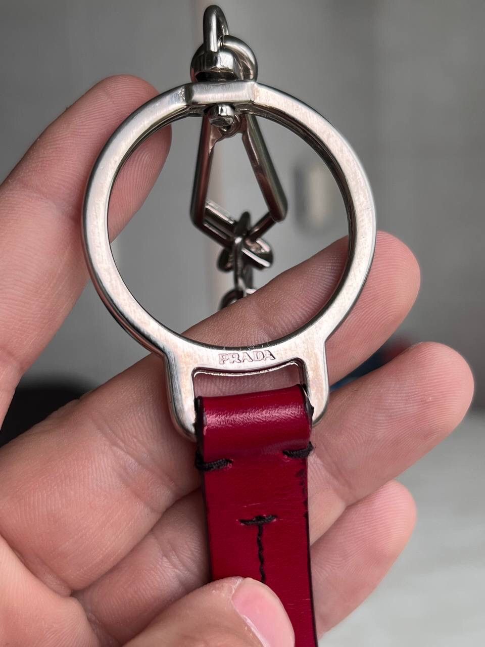 PRADA プラダ レザー ベルト Y2K PRADA Womens Logo Buckle Belt y2k grunge red leather